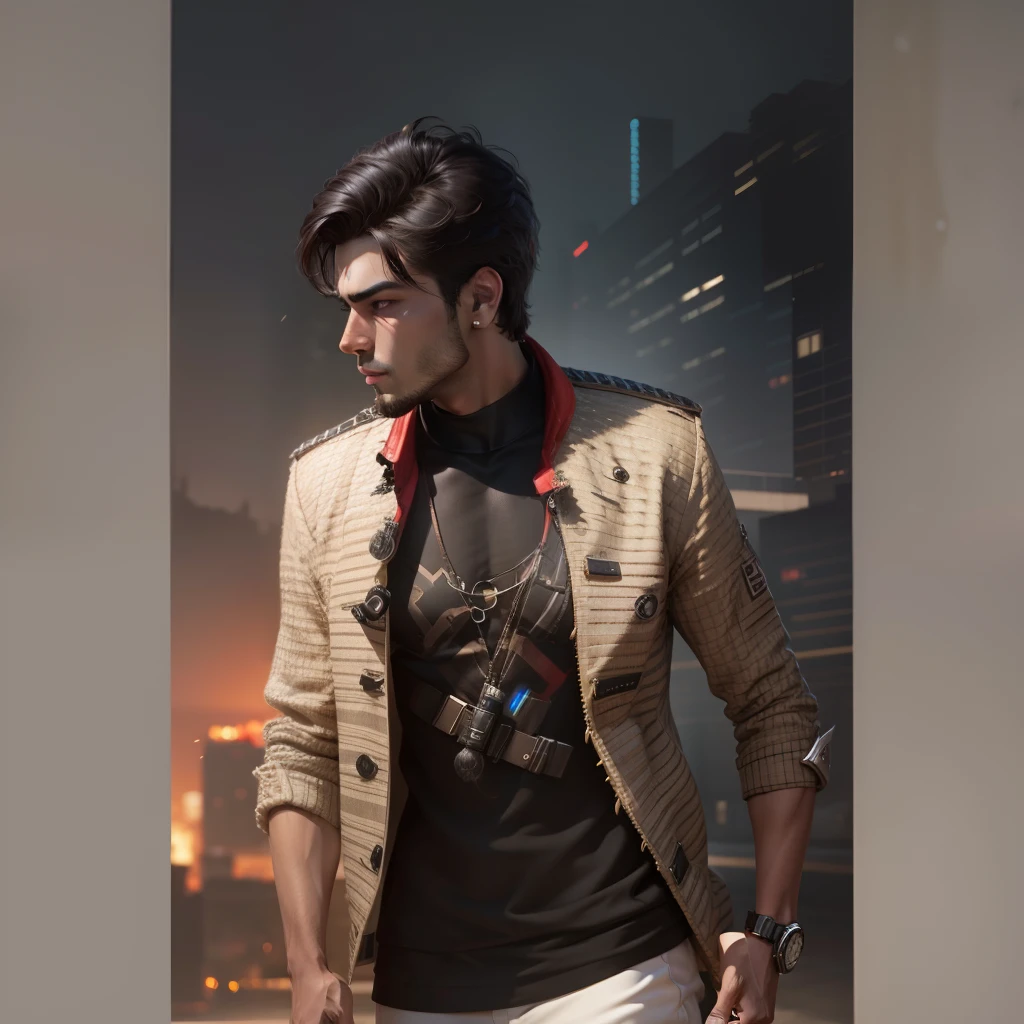 Change background cyber handsome boy, realistic face,8k ultra realistic,