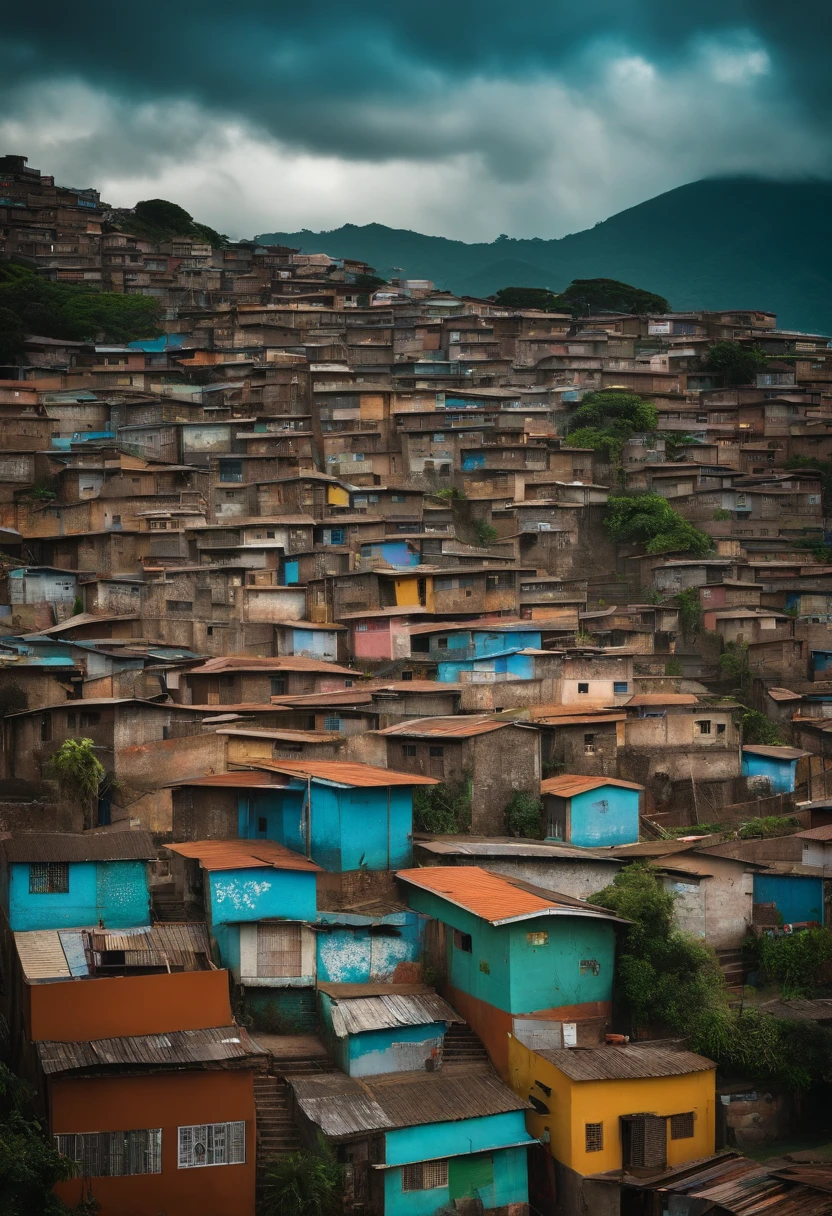criar imagem do mapa do brasil com imagens de fundo mostrando favelas