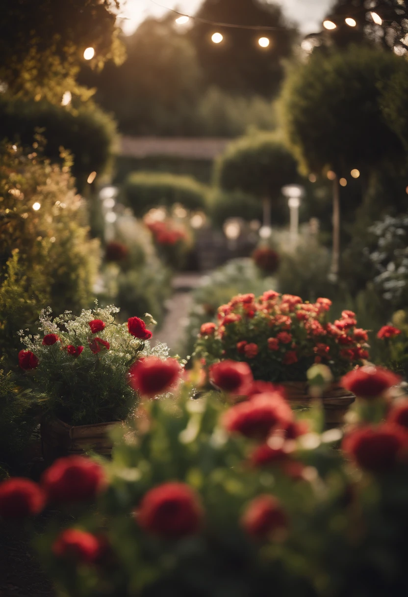 in a garden