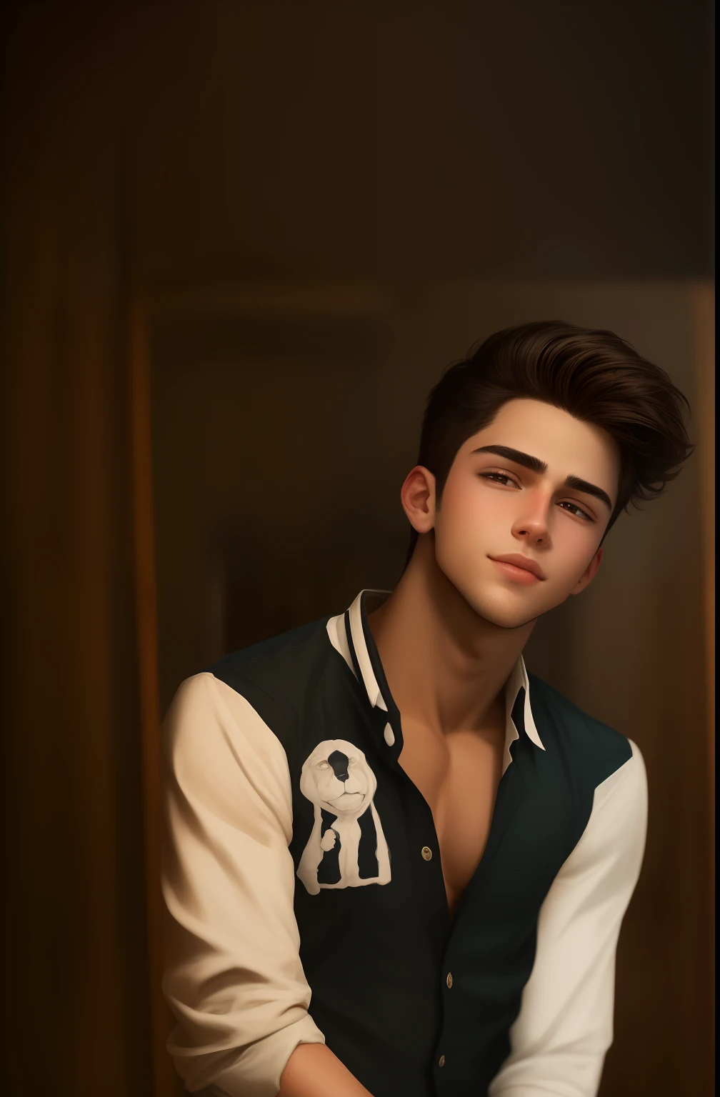 A handsome boy