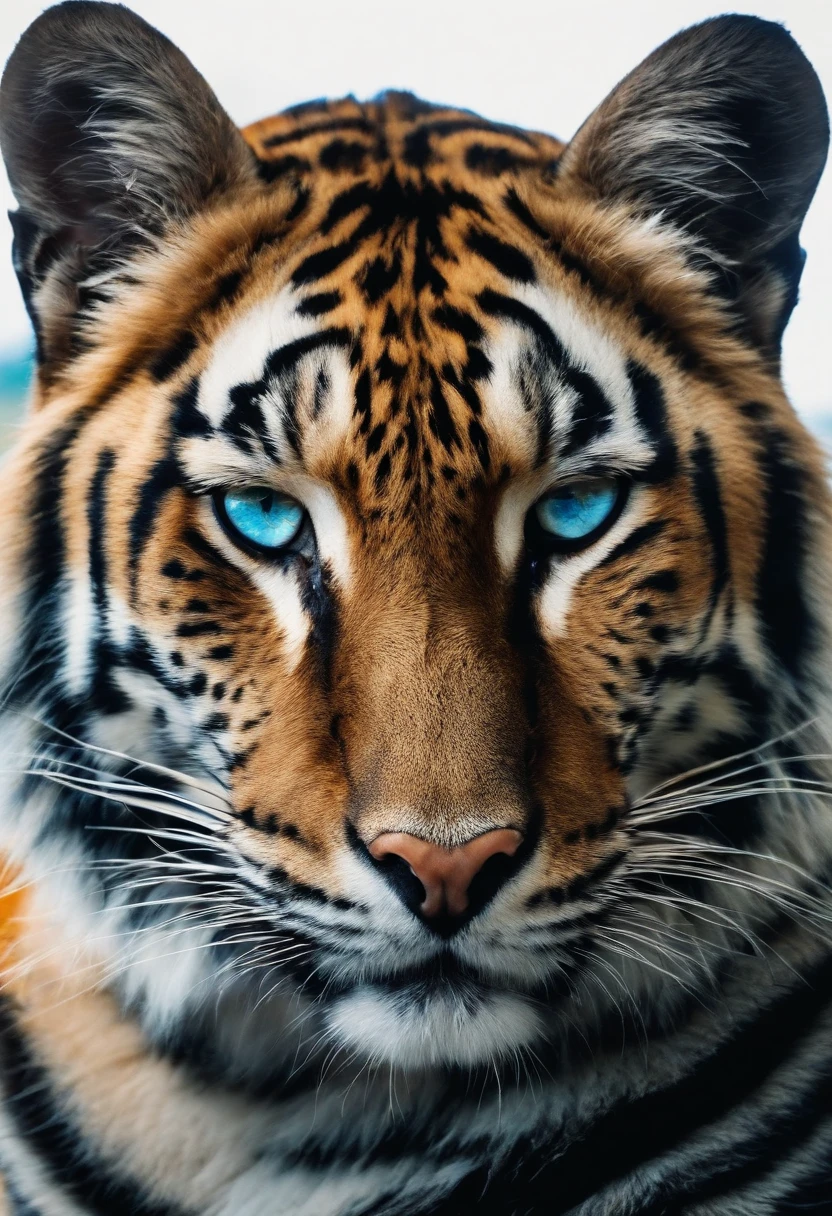ANIMAL GATA NA COR BRANCA,ESTATURA MEDIANA COM OLHO AZUL
