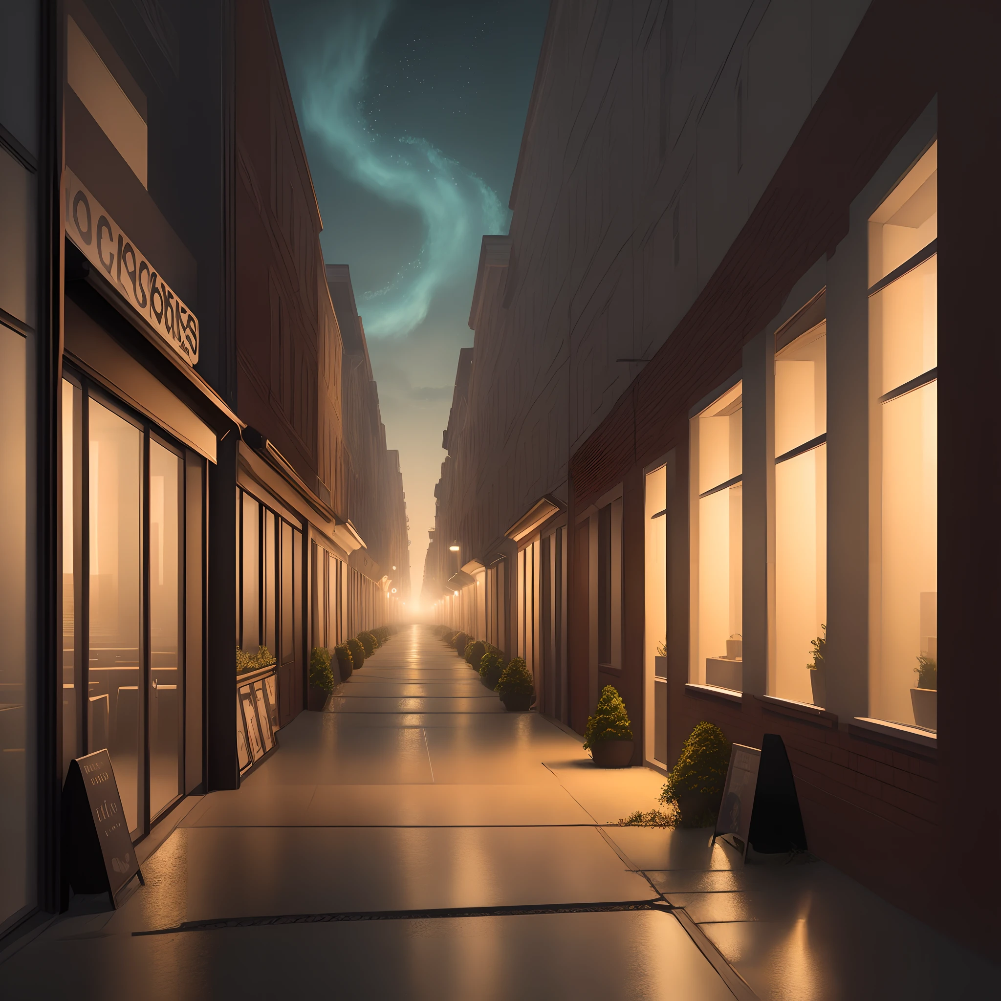 After hours landscape art