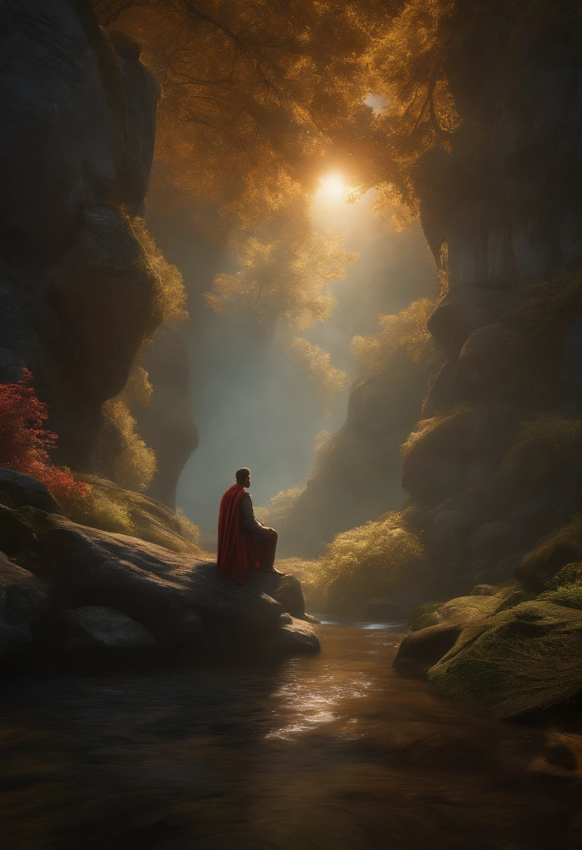 A person being judged by someone who does not know him and who has some negative thoughts about him not seeking to know the true essence of the person 8k realistic beautiful image carved Clear environment Clear