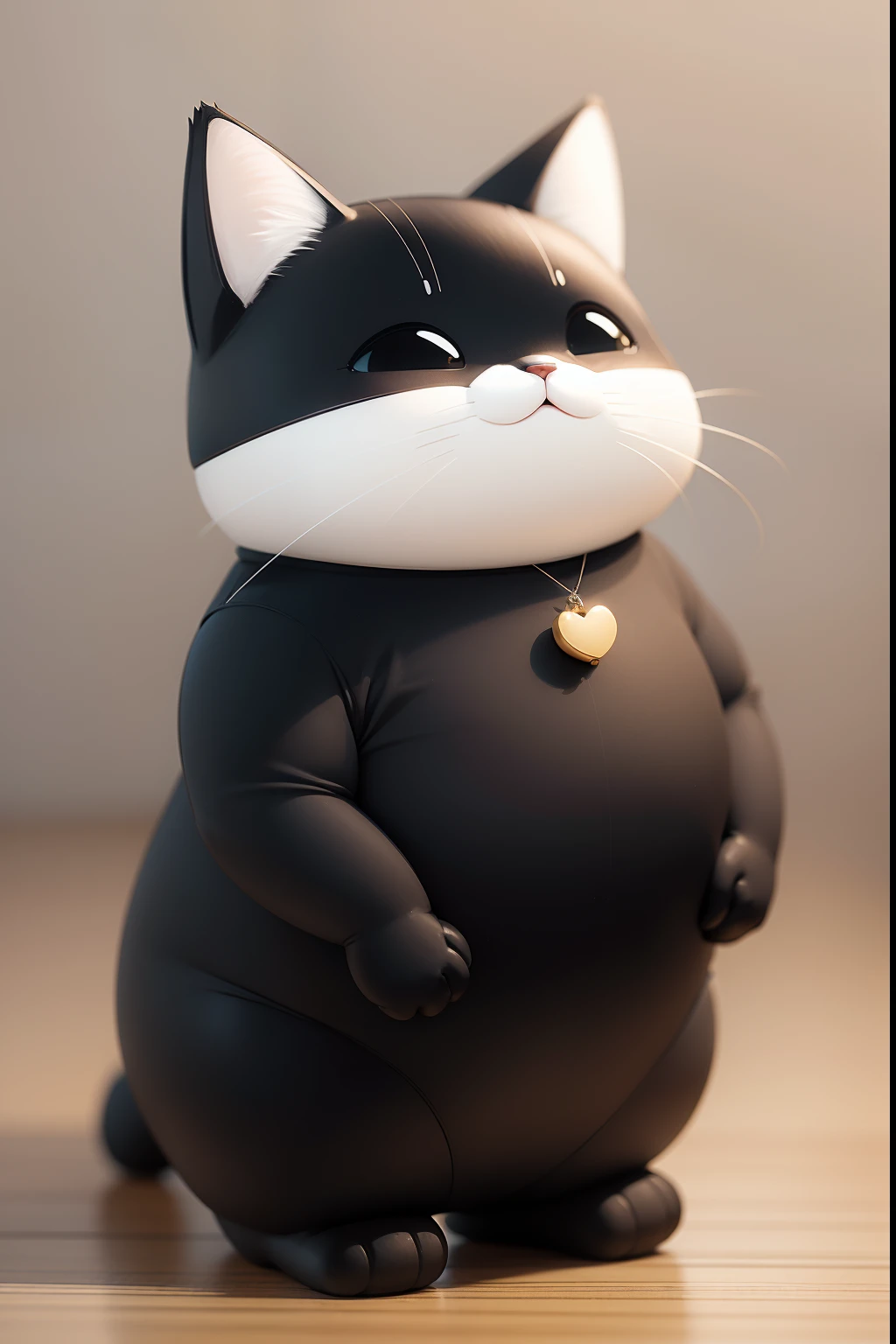 a fat cat,chibi,blind box,simplicity,clean background