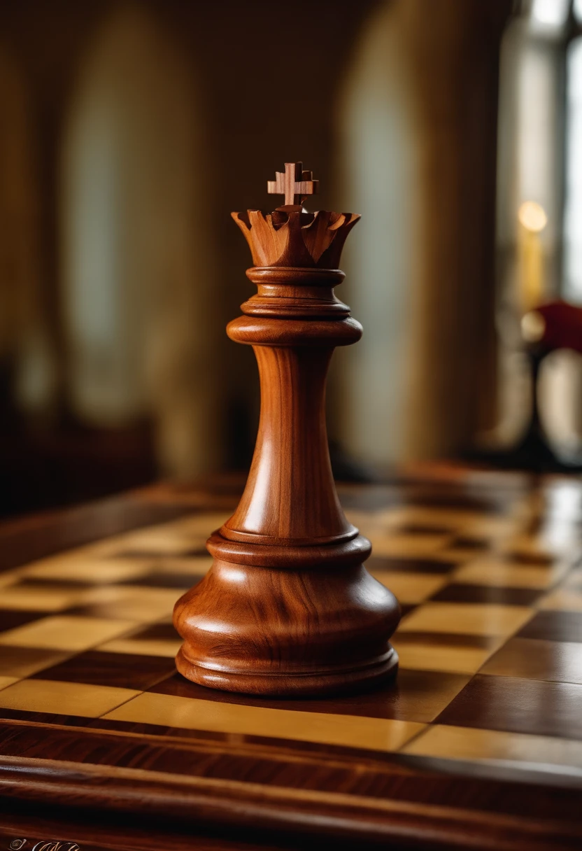 Chess piece (formato de arqueiro),(piece of wood),(7 centimeters)