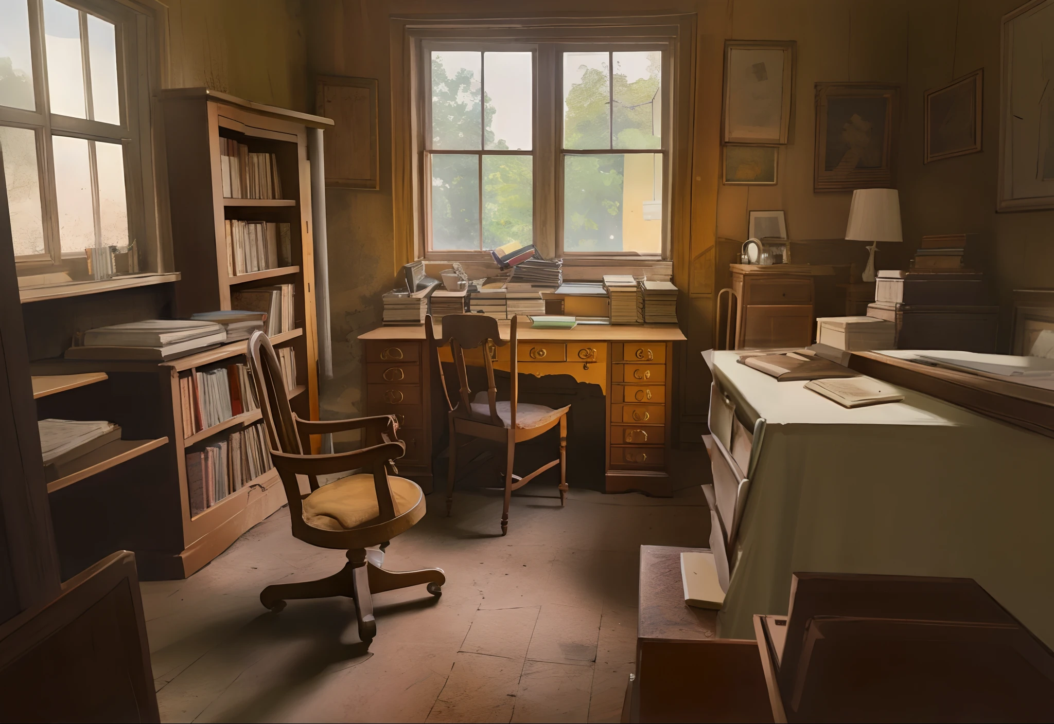 An old study room