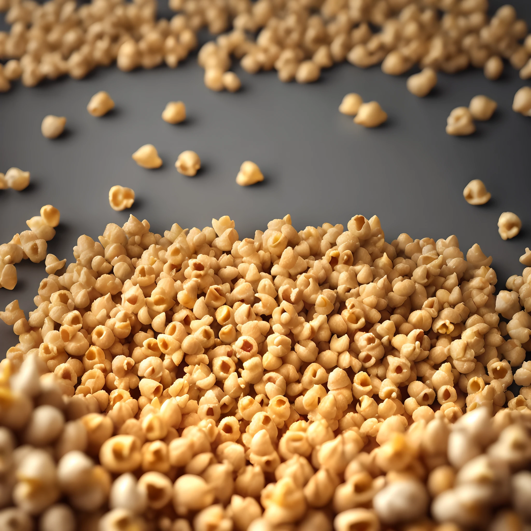 Popcorns falling