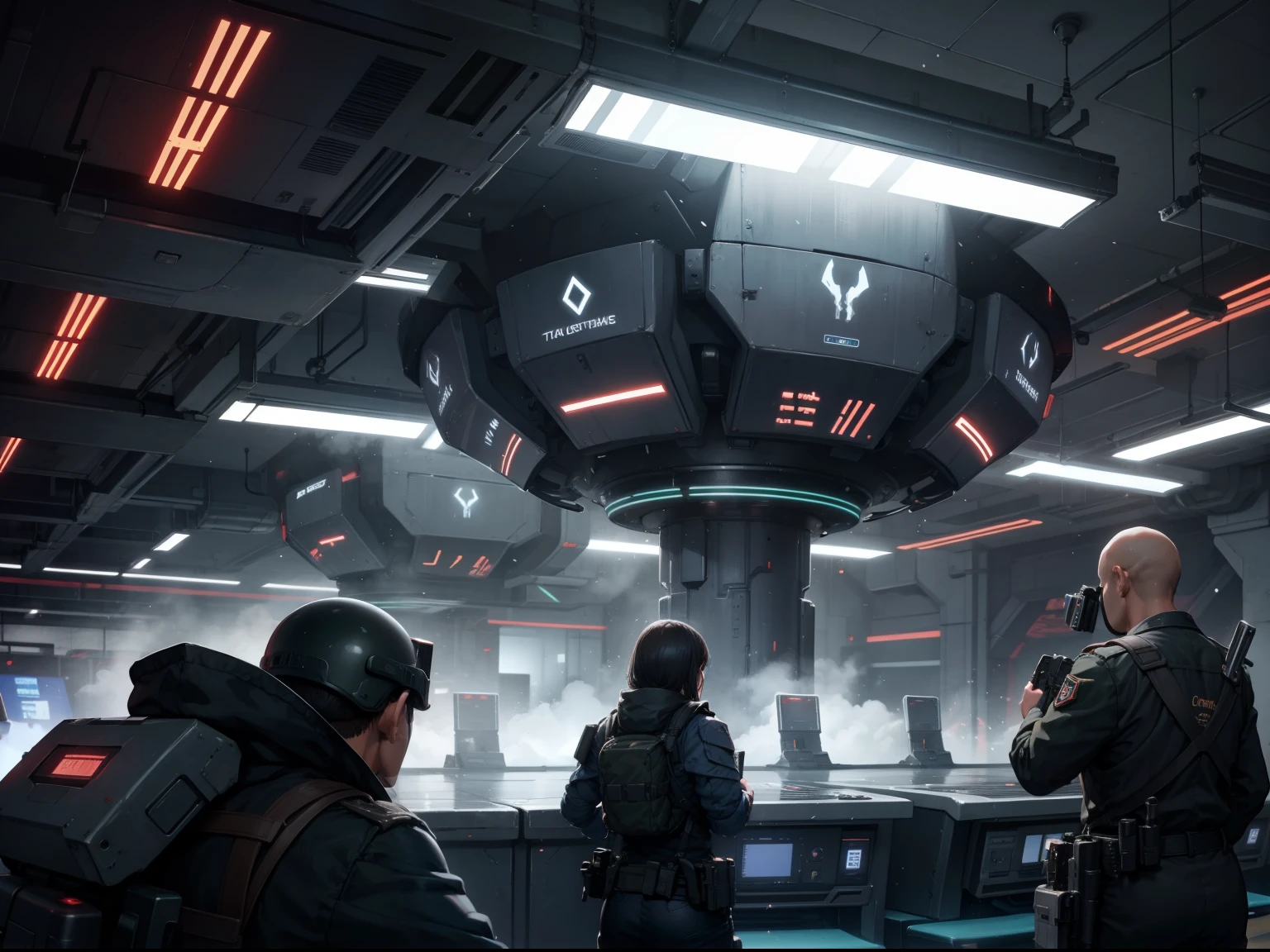 Futuristic Military Battle Arena