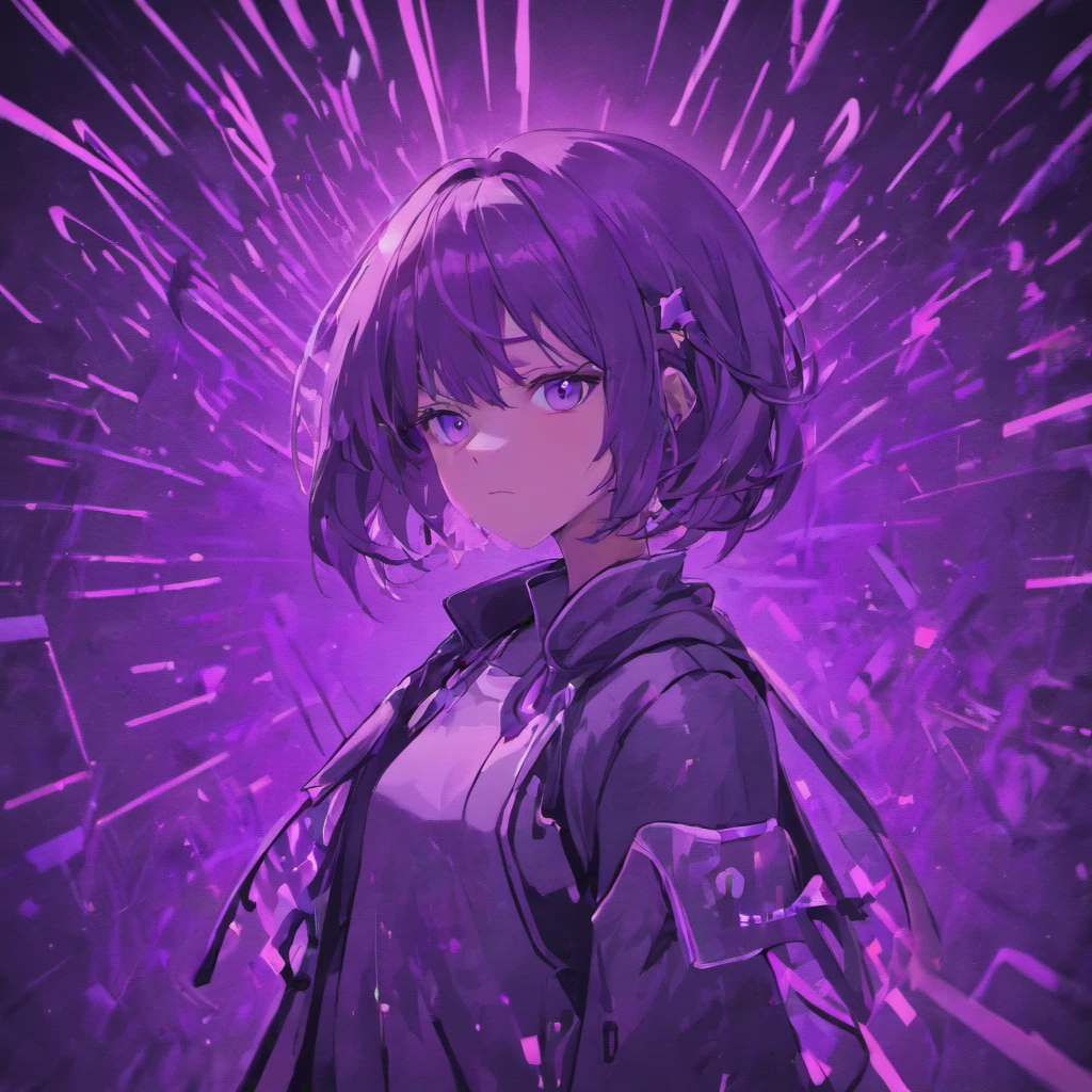 purple and black abstract , 3 d graffiti texture, dark but detailed digital art, digital art extreme detail, some purple, purple glowing inscription, grainy low quality, purple neon, ultra detail. digital painting, background ( dark _ smokiness ), 16k upscaled image, texturized, low quality grainy. grafity coming towards screen making a tunnel effect.