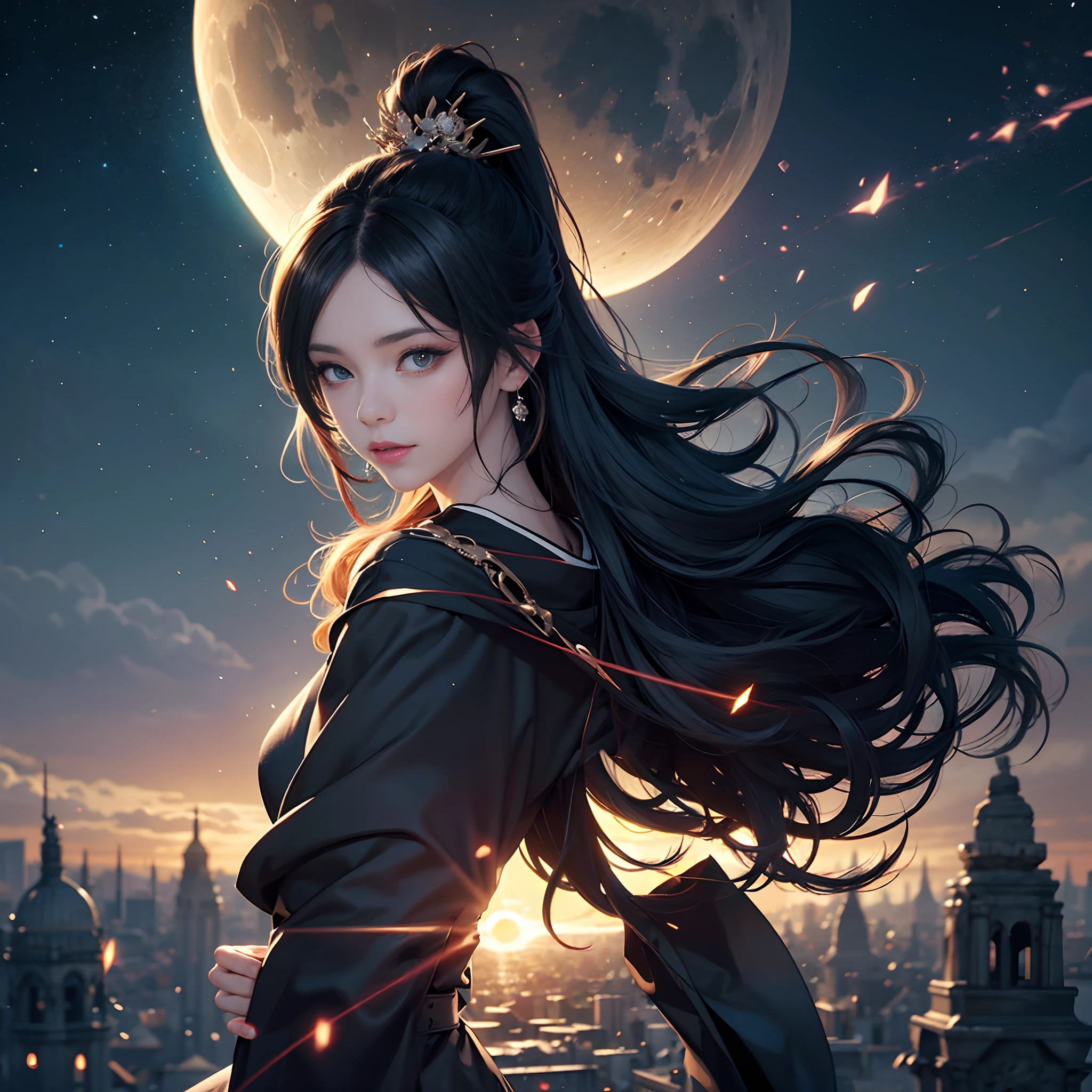 Background with Streets of ancient cities