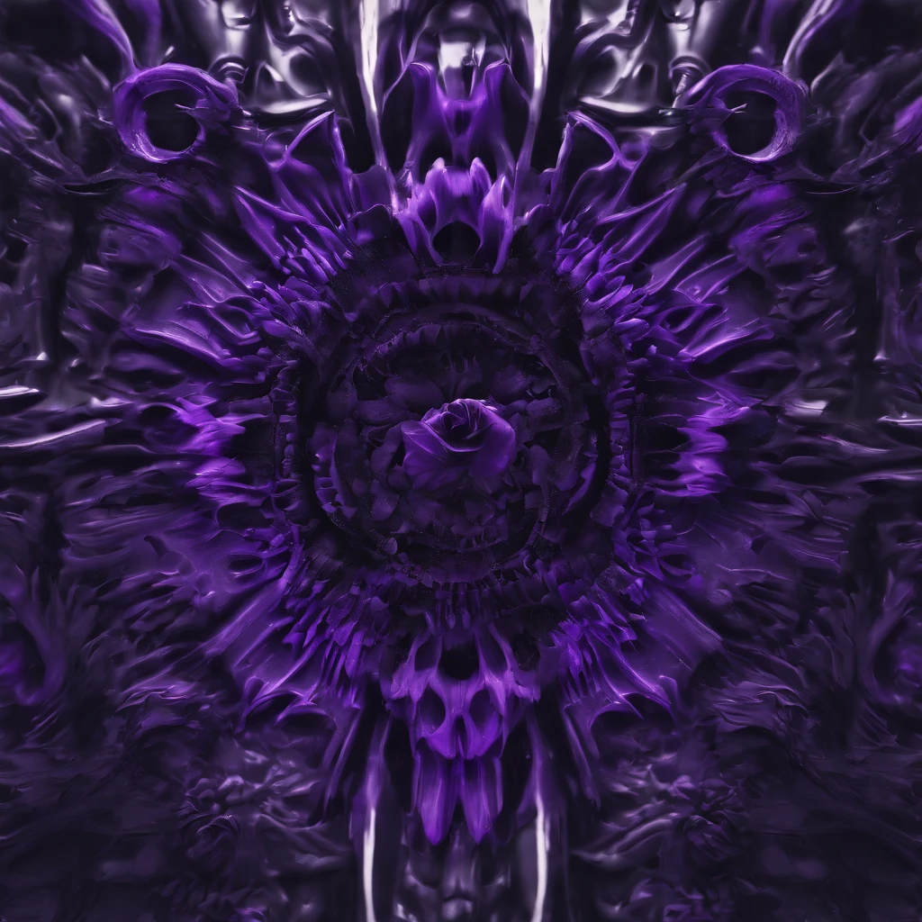 purple and black abstract , 3 d graffiti texture, dark but detailed digital art, digital art extreme detail, some purple, purple glowing inscription, grainy low quality, purple neon, ultra detail. digital painting, background ( dark _ smokiness ), 16k upscaled image, texturized, low quality grainy. grafity coming towards screen making a tunnel effec