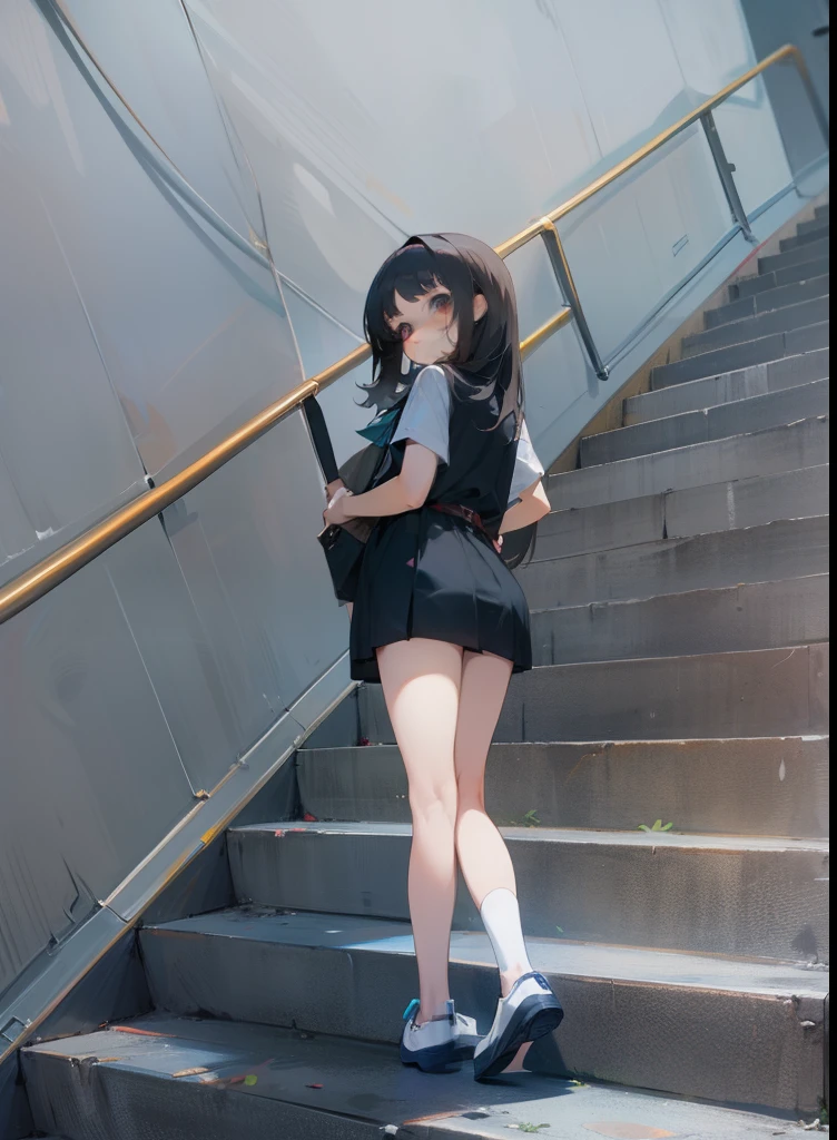 Chibi girl ,loli girl, cute girl, cute,cute face, Cute face, beautiful big eyes,long legs