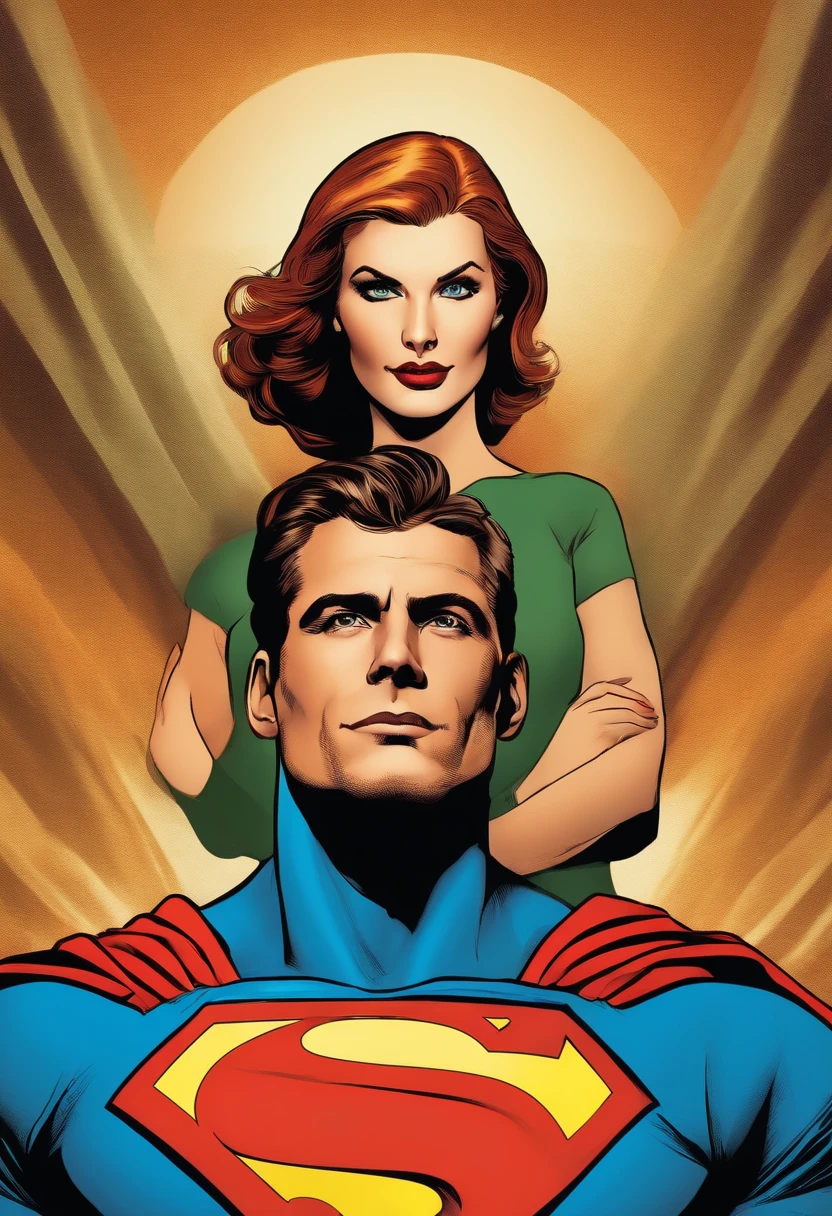 A man with a Supergirl