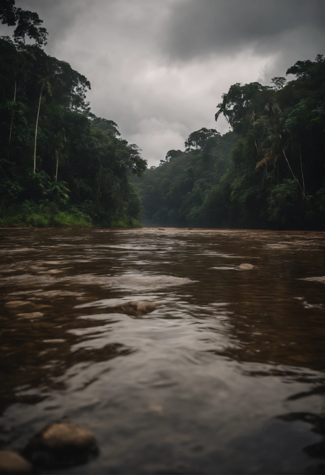 Contamination in the rivers of the Amazon rainforest