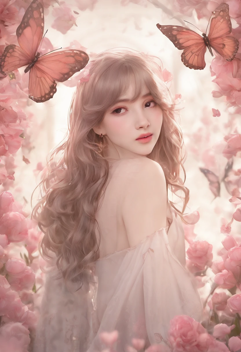 (1girl,solo:1.5),(standing:1.3),black hair,blunt bangs,very long hair,
(beautiful Background,detailed background:1.5),
(masterpiece, best quality:1.3),beautiful detailed glow,best illuminate,(((best quality,textile shading,ultra detailed))),extremely detailed CG unity 8k wallpaper,Highly Detailed beautiful and aesthetic,best light,high resolution,detailed,dynamic lighting,super detailed skin,intricate details, hyper detail, sharp detail,detailed, highres, intricate details,(delicate facial features:1.3),
(very wide:1.3),(panorama view:1.3),(sense of depth:1.5),(long shot:1.3),(magnificent view:1.3), ((tile floor)),((pink moon:1.3)), (🦋,some butterflies are flying,flying glowing butterfly:1.3),(night sky ,a lot of space:1.3),