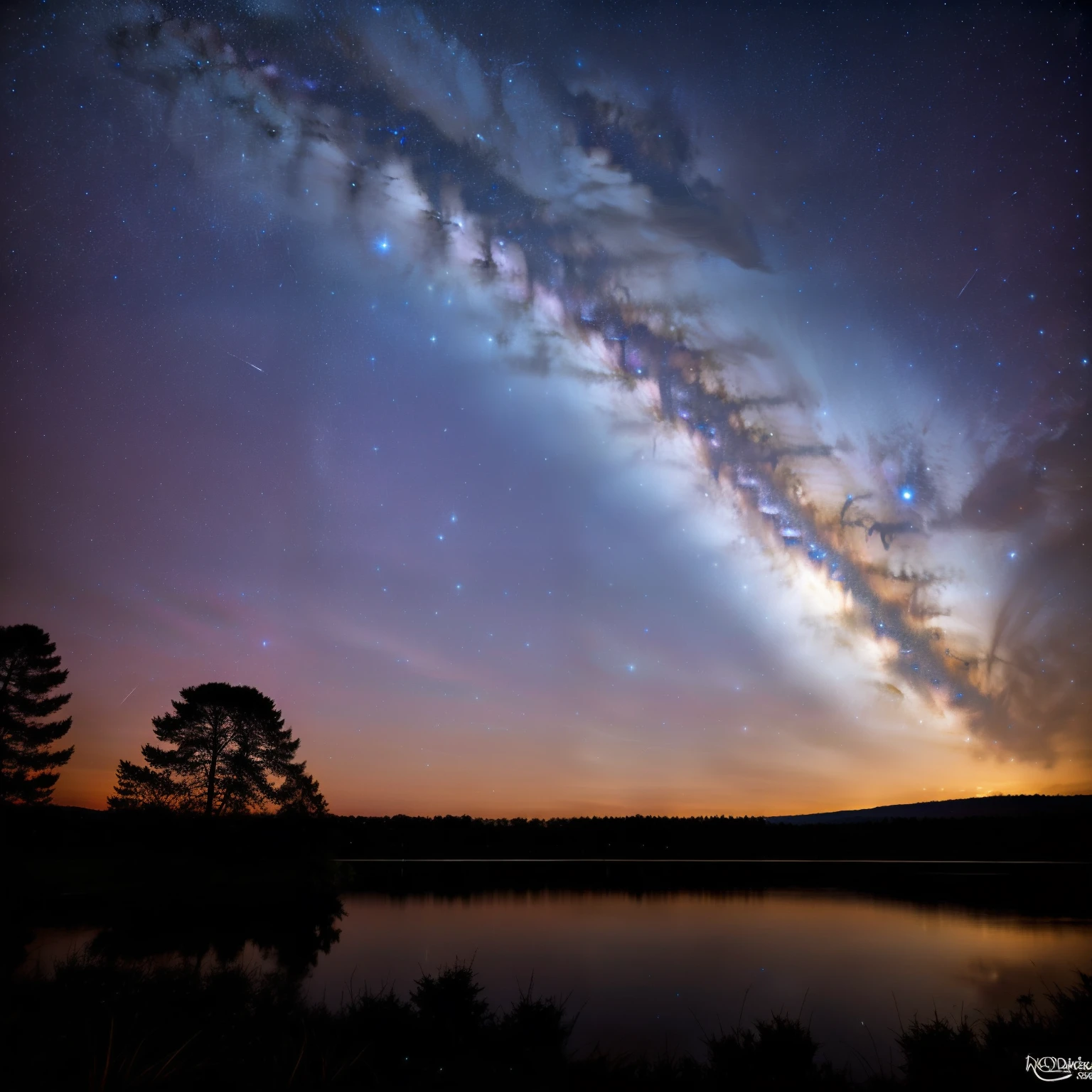 Night sky full of stars