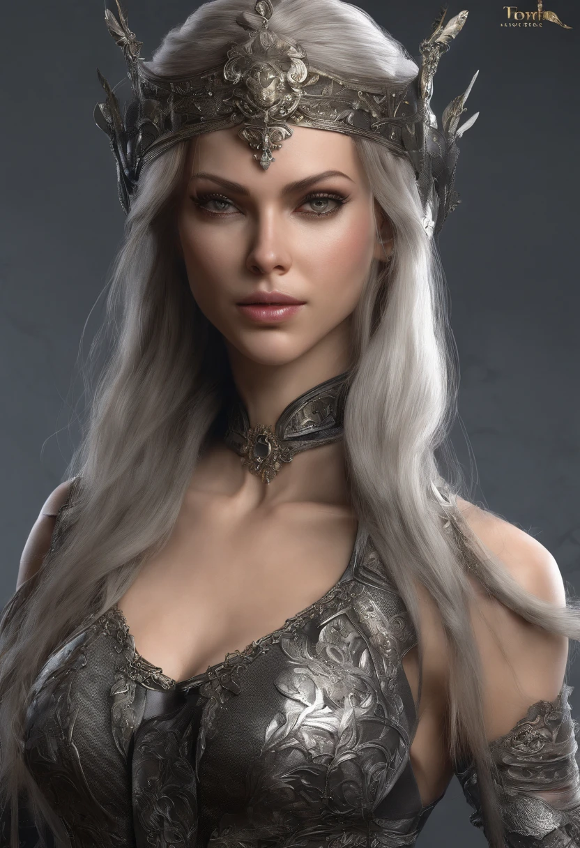 A Condessa, um personagem do jogo Paragon, She is a haughty and seductive looking woman. She has pale, Almost translucent skin, dando-lhe um ar misterioso. Her long dark hair comes down to her shoulders, destacando ainda mais seu olhar penetrante e expressivo. His delicate face has angular features and a well-defined jaw, Melhorar a sua personalidade forte e determinada. Her lips are thin, mas sempre pintado com um batom vermelho intenso, which contrasts with her pale skin.The countess has a curvilinear figure with an average height. Ela usa um elegante vestido preto, que se encaixa em seu corpo, destacando sua figura. O vestido tem detalhes de renda nas mangas e bordas inferiores, trazendo um toque de sensualidade para o seu look. She wears long gloves up to her elbows, also in black, that give a touch of mystery and elegance to your look. standingn, ela usa botas de salto alto, o que lhe confere uma postura ainda mais imponente