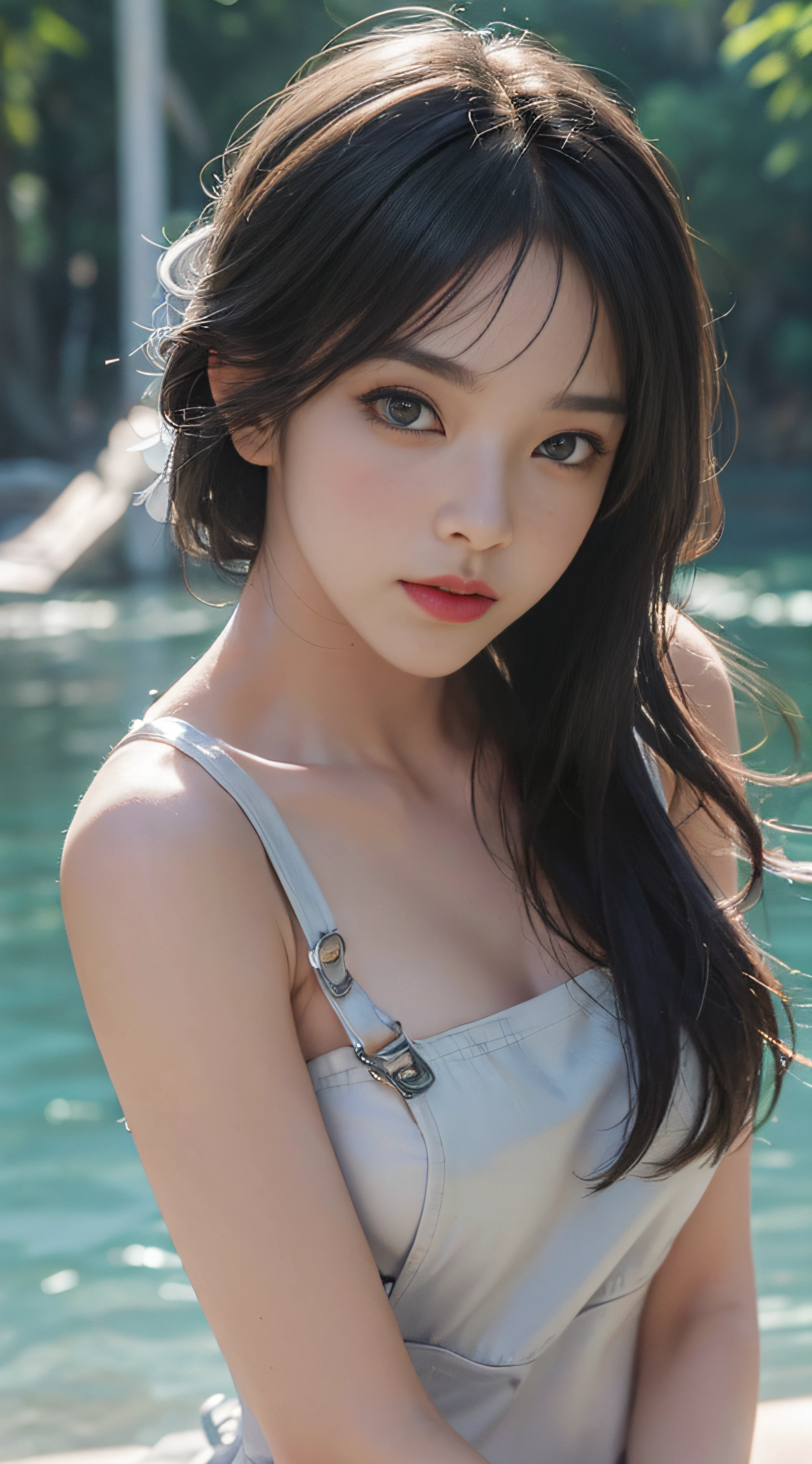 Highest quality, full body detail, golden ratio, (dramatic lighting: 0.7), masterpiece, high angle shot, RAW photo (pale 14 year old female with long hair, looking up at the viewer), cute, (kneeling on a playground), full body portrait, perfect face, captivating eyes, vivid details, (highly detailed skin), sfw, (blue tint: 0.6), (dirty: 0.8), (bloody : 0.7 ), key lighting, (backlighting: 0.5), depth of field, Canon 5D, 50mm lens, F/4 aperture, (super detail, intricate detail), sharp focus, soft colors, 8k, consciously, hyper realistic, real, human, naked, no clothes, realistic, shaved