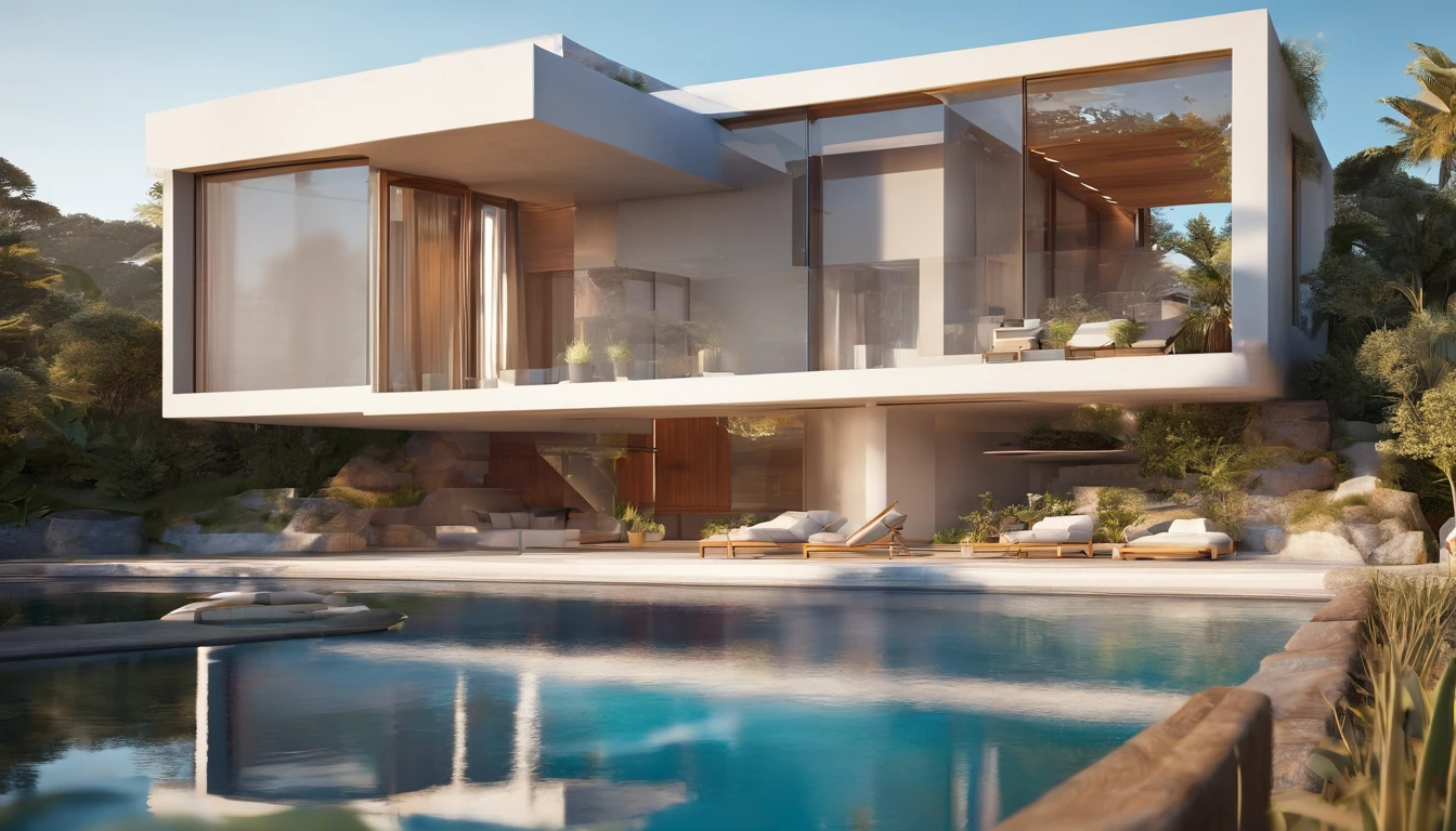 The best of ArchDaily's contemporary residence, beautiful blue sky, Fernando Guerra Estilo Foto, Terragan, Amazing sea view, minimalismo,