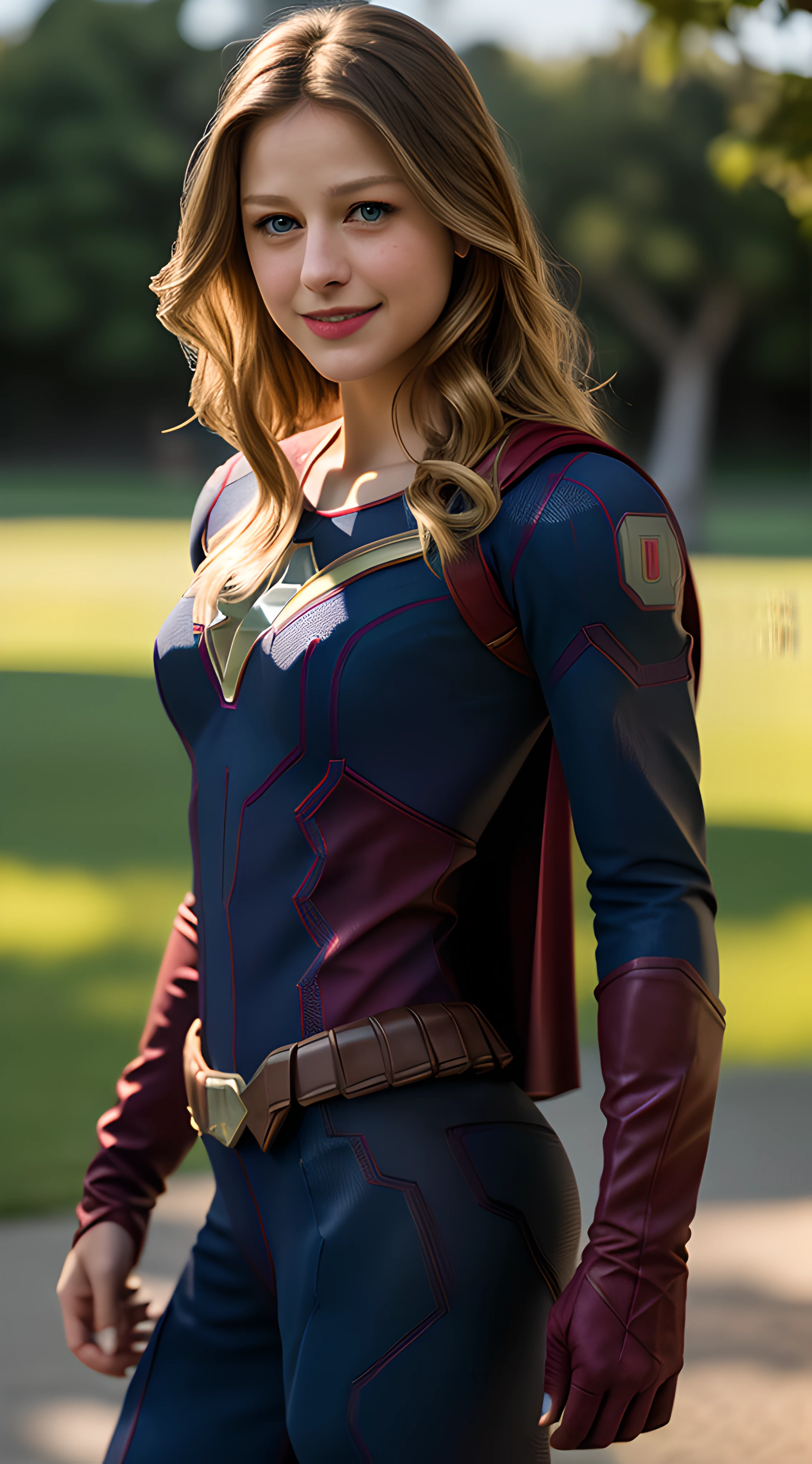 "((Melissa Benoist is Captain America, wearing a Captain America outfit)), young face, lean cheeks, fit and a bit muscular body, ((intricate Captain America outfit)), long blonde hair, showcasing her strength and determination while having a seducing smile and doing a Captain America pose. Ultra high definition and resolution, capture every detail of her intense expression and powerful stance. Photorealism brings her presence to life." real, photoshoot, realistic, luminescent, atmospheric scene, masterpiece, best quality, (detail skin texture, ultra-detailed body:1.1), RAW photo, (high detailed skin:1.2), 8k uhd, dslr, film grain, Fujifilm XT3,
blonde hair, blue eyes, realistic, blurry background, blurry, long hair, lips, jewelry, upper body, collarbone, solo, doing a she hulk pose, outdoors, solo focus, depth of field, (smile:1.2), looking at viewer, sunlight rays, armor
