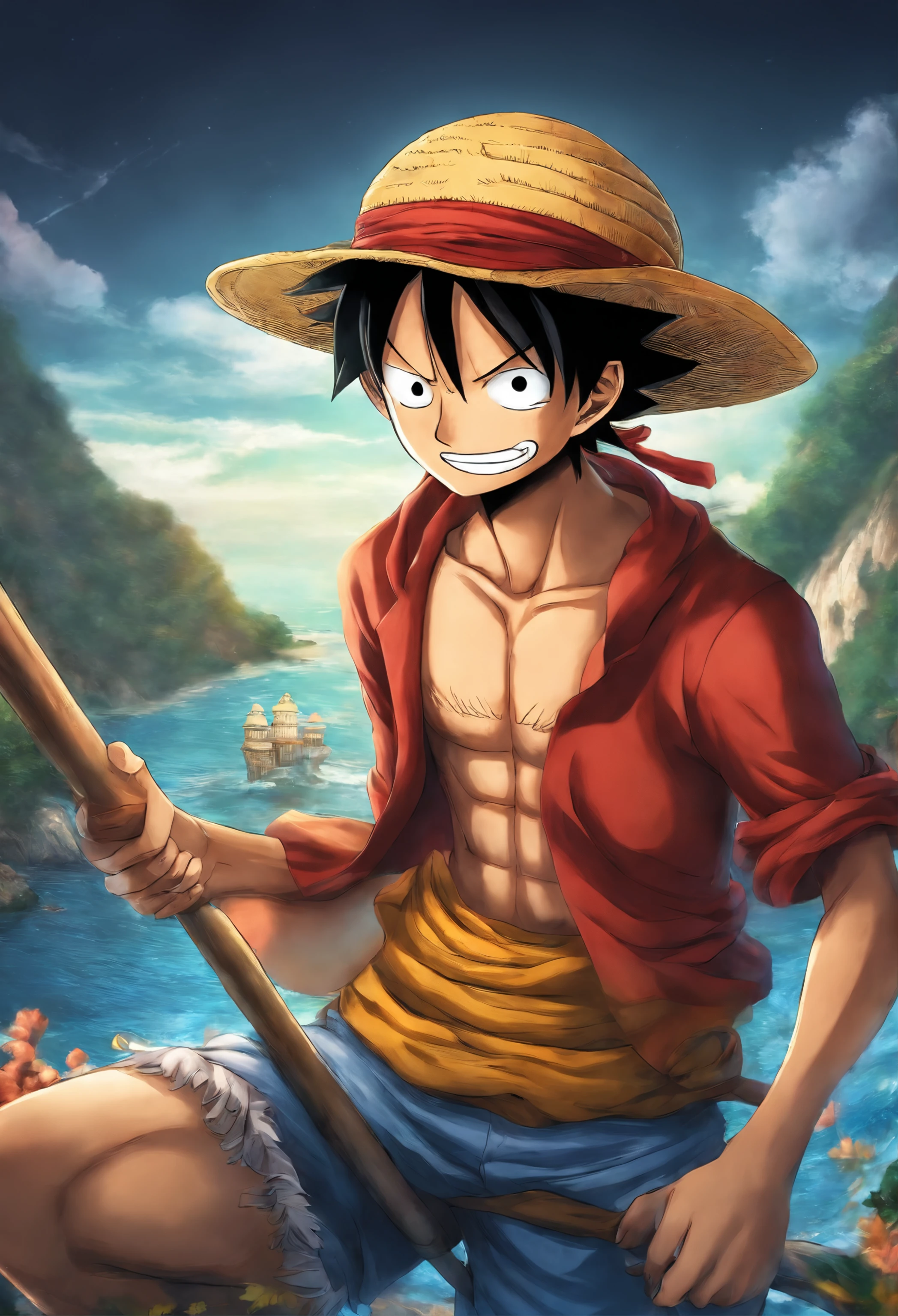 personagem Luffy do anime One peace