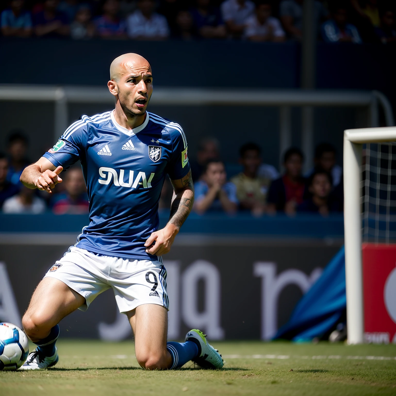 Homem Soccer Player careca no Botafogo