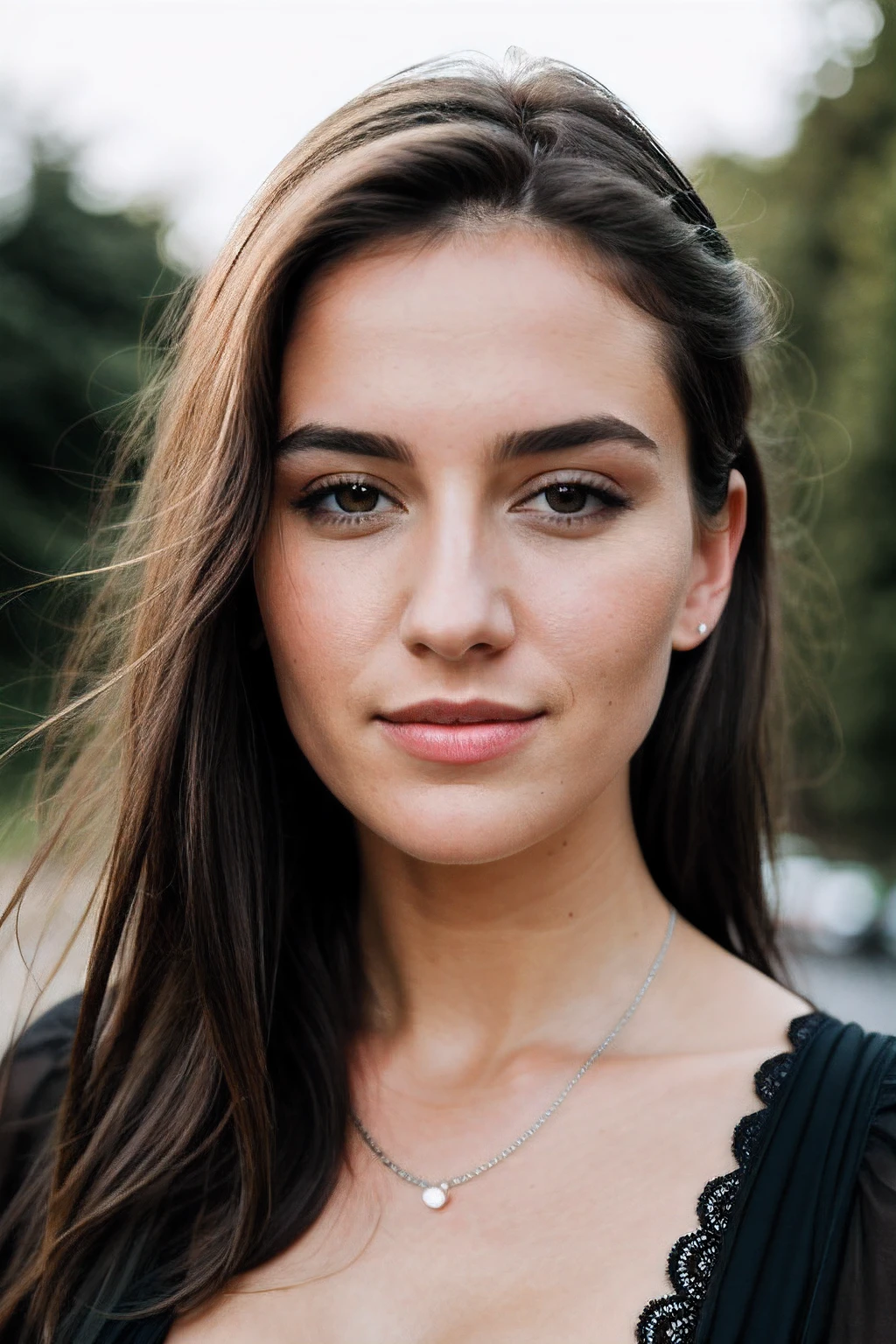 Instagram-Foto, Nahaufnahme Gesicht 1.4f, bookeh effect, Foto von 23 Y.o Chloe, blasse Haut, (smil:0.4), Harte Schatten, (10, RAW-Foto, Top quality),realistisch, Frontal, Kompliziert detailliert, Gag, wegblicken, Frauenfokus, only black dresses, Morgenhimmel, Sanfte Beleuchtung, Filmische Beleuchtung, portrait, Mit Liebe, beauty, beautiful, supreme clothing, blurry foreground, blur effect, Mikro-Details, weiches Licht, fotorealistisch, proportional, Hyper Details, Jung, Gemeinsames Gesicht, Ein lebendiges Gesicht, Detaillierte, seductive eyes, in einem schwarzen Sweatshirt, ((detailed facial features)), (fein detaillierte Haut), blasse Haut, Realistische Hautstruktur, Extreme Hautdetails, (poren:0.1), Masterpiece best quality, fotorealistisch, Eine hyperrealistische, Detailliert, 8K, HDR, (Sanfte Farbe: 1.2), light depth of field, Breites Licht, Hoher Kontrast, Hintergrundbeleuchtung, Leichtes Funkeln, chromatische Aberration, Scharfer Fokus, RAW-Farbfoto, ((NSFW)), only black dresses, Morgenhimmel, Sanfte Beleuchtung, Filmische Beleuchtung, portrait, Mit Liebe, beauty, beautiful, supreme clothing, blurry foreground, blur effect,