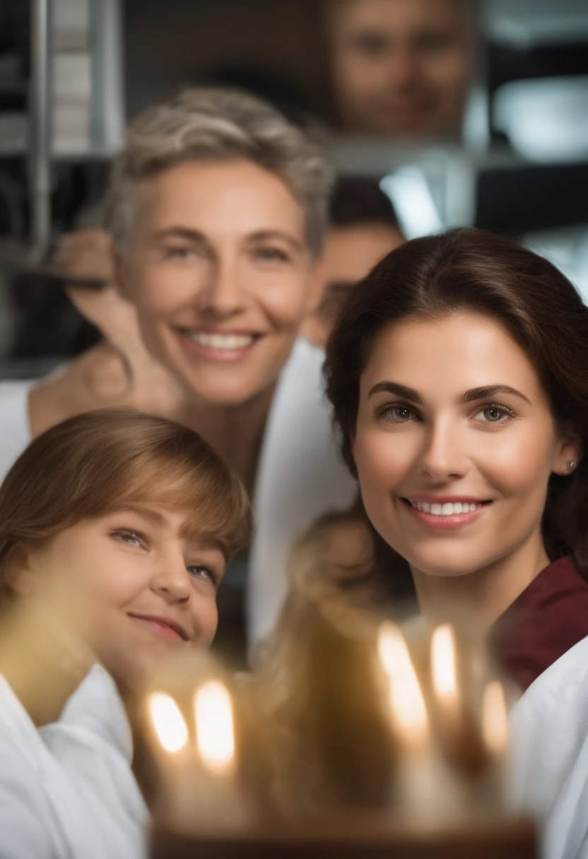 (Equipe Pessoas realistas) sorrindo e felizes, inside a medical laboratory (poster:1.6), (retrato:1.1), intrincadamente detalhada, detalhes finos, hiperdetalhados, espalhamento subsuperficial, lighting soft fuzzy, profundidade de campo rasa, por (Oliver Wetter)