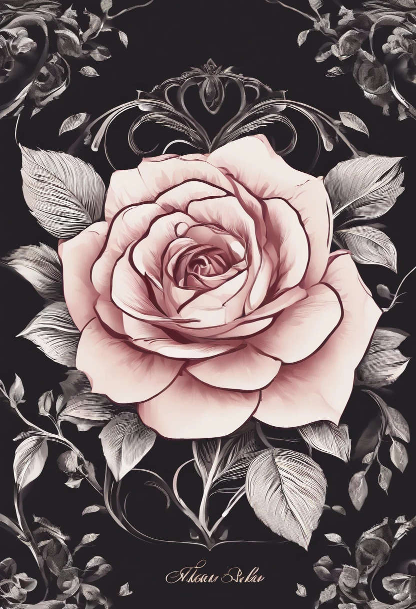 Logotipo:
Cor Principal: Rosa vibrante.
Graphic Elements: Uma rosa estilizada de linhas suaves e elegantes. The rose is designed in a modern way, with fluid petals that form a balanced composition.
Estilo: The logo is minimalist and sophisticated, with a touch of abstraction. Ele se destaca pela sua simplicidade e beleza.
Layout: The rose is in the center of the logo, Occupying most of the space, com detalhes delicados e intrincados.