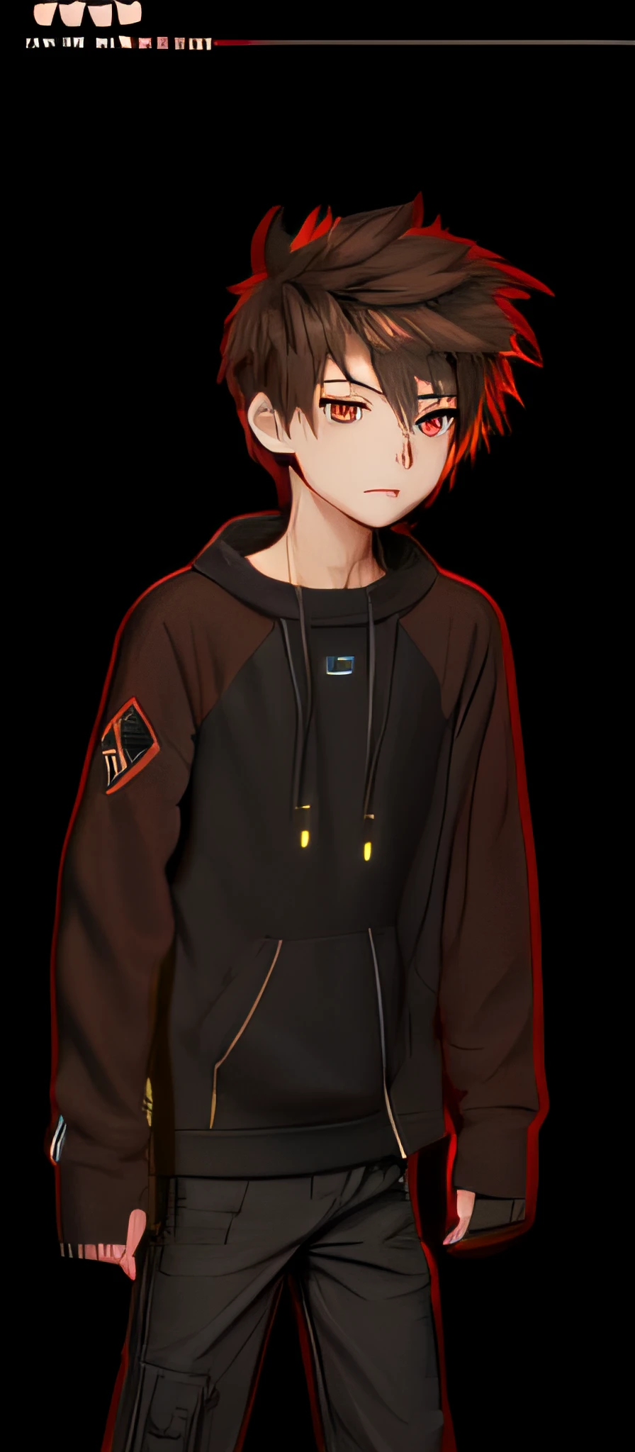 boy, anime boy, cute face, cute eyes, (red) eyes, good anatomy, (Masterpiece), (Best quality), ((Super-detailed)), official art, 8k, highly detailed, good anatomy, cute nose,