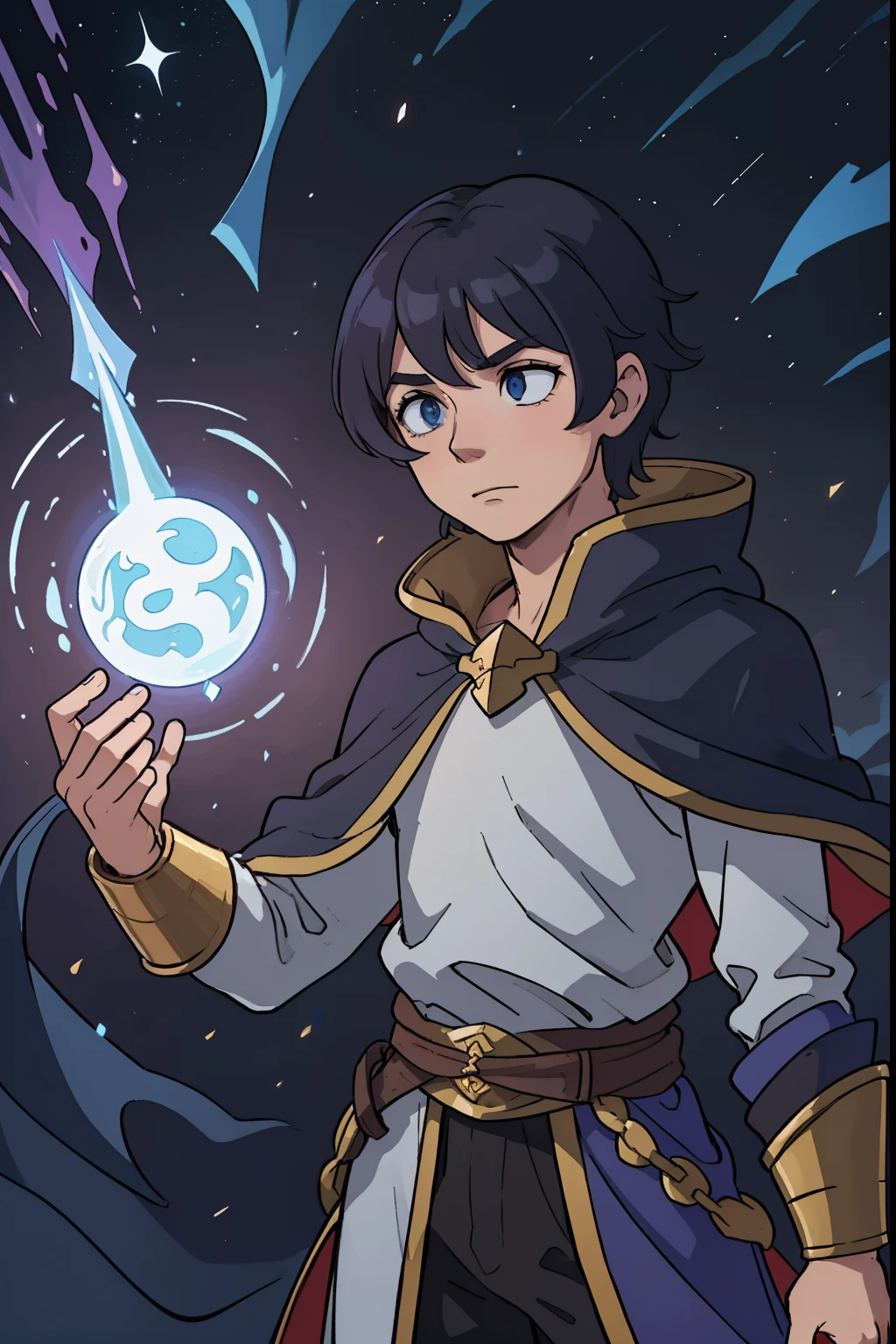There was a land full of mysteries and enchantments, where magic flowed through their vast realms. Nesse lugar, vivia um mago chamado Heitor, whose fate was about to change in an extraordinary way.
Hector was a tireless scholar of the arcane arts. Dotado de uma sabedoria profunda, He was dedicated to understanding the magical energies that permeated the world around him. His incessant search for knowledge led him to acquire two powerful grimoires: one filled with light spells and the other with gravity-related spells.
in her hands, Hector possessed a delicate balance between the luminosity of life and the power of gravity that sustained reality. But, ele sentia o peso de uma grande responsabilidade sobre seus ombros. One who possessed such a magical realm would have the power to bring balance and prosperity to the kingdoms, but it would also face enemies who coveted that power.
Um dia, enquanto Heitor continuava seus estudos, news has arrived of a powerful villain known as Zeltras. He was a malevolent being, able to distort reality with his dark arts and aspired to control all magical realms. Aqueles que ousassem resistir a seu reinado eram submetidos a uma tirania cruel.
Realizing the threat Zeltras posed to the entire magical world, Heitor sentiu a necessidade de agir. He set out on a journey in search of answers and allies to combat this evil force. Durante sua jornada, ele encontrou outros magos, bruxas e criaturas encantadas, todos ansiosos para se unirem na batalha contra Zeltras.
A fama de Heitor cresceu rapidamente, as he demonstrated his mastery over the spells of light and gravity. His heroic deeds caught the attention of the great wizard king Asta, a wise and powerful ruler who had protected the magical kingdoms for many ages. Recognizing Hector's strength and potential, Asta nomeou-o como seu sucessor, o novo rei mago.
Asta guiou Heitor em seus ensinamentos, transmitindo-lhe conhec
