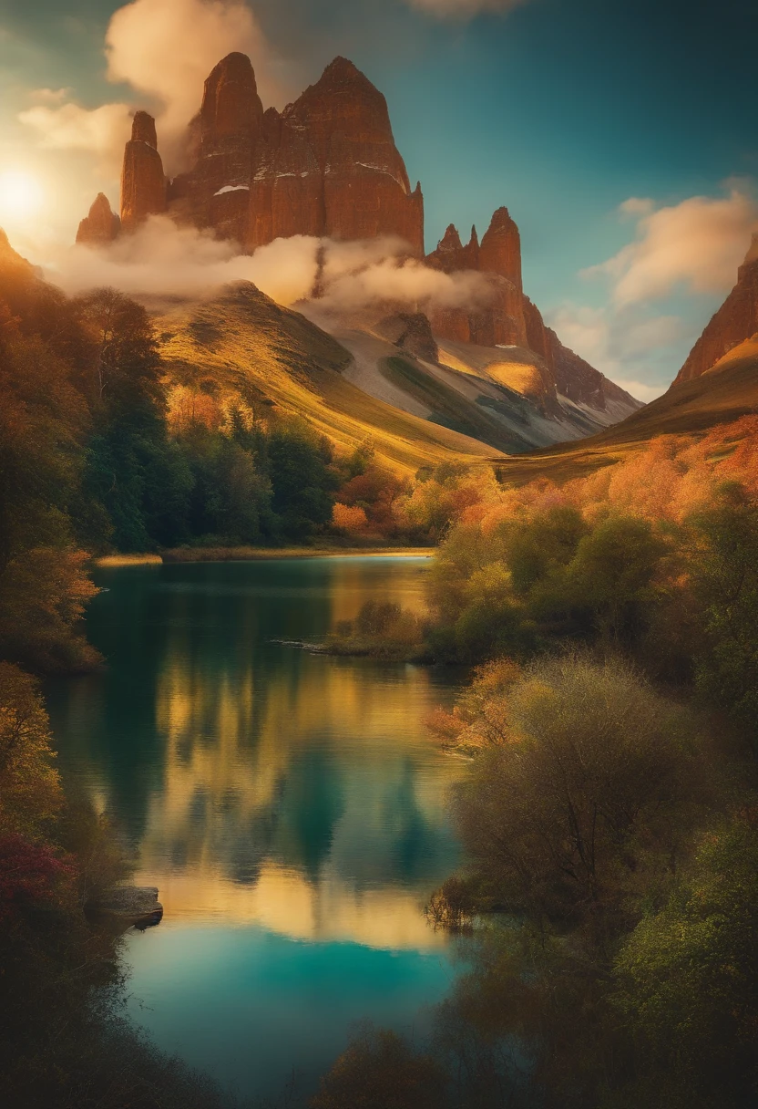 imagine a interface de um aplicativo android voltado para leituras de livros, com uma interface natural e amadeirada, where you are facing the screen for better viewing and a high image quality