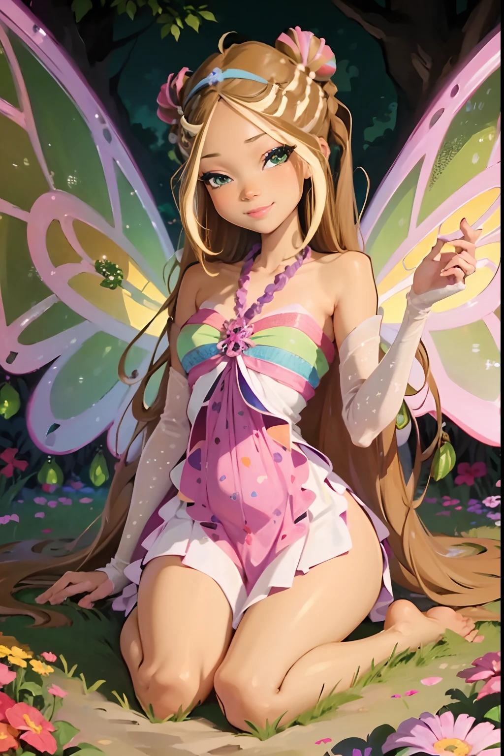 (highest quality), (Super detailed), (Best Illustration), (NSFW) ,1girl,solo,(((9ars old))),Alice in Wonderland,japanese girl,an extremely cute and beautiful girl,highly detailed beautiful face and eyes,petit,cute face,lovely face,baby face,shy smile,show teeth,yellow hair,long hair,flat chest,skinny,slender,(((Aurora costume, undress))),(((laying down on missionary position in a flower garden))),(((she putus her fingers into her pussy))),(((masturbate))),(((open her legs wide))),she is looking at the viewer,(((Perfect hands))),(((Perfect fingers)))