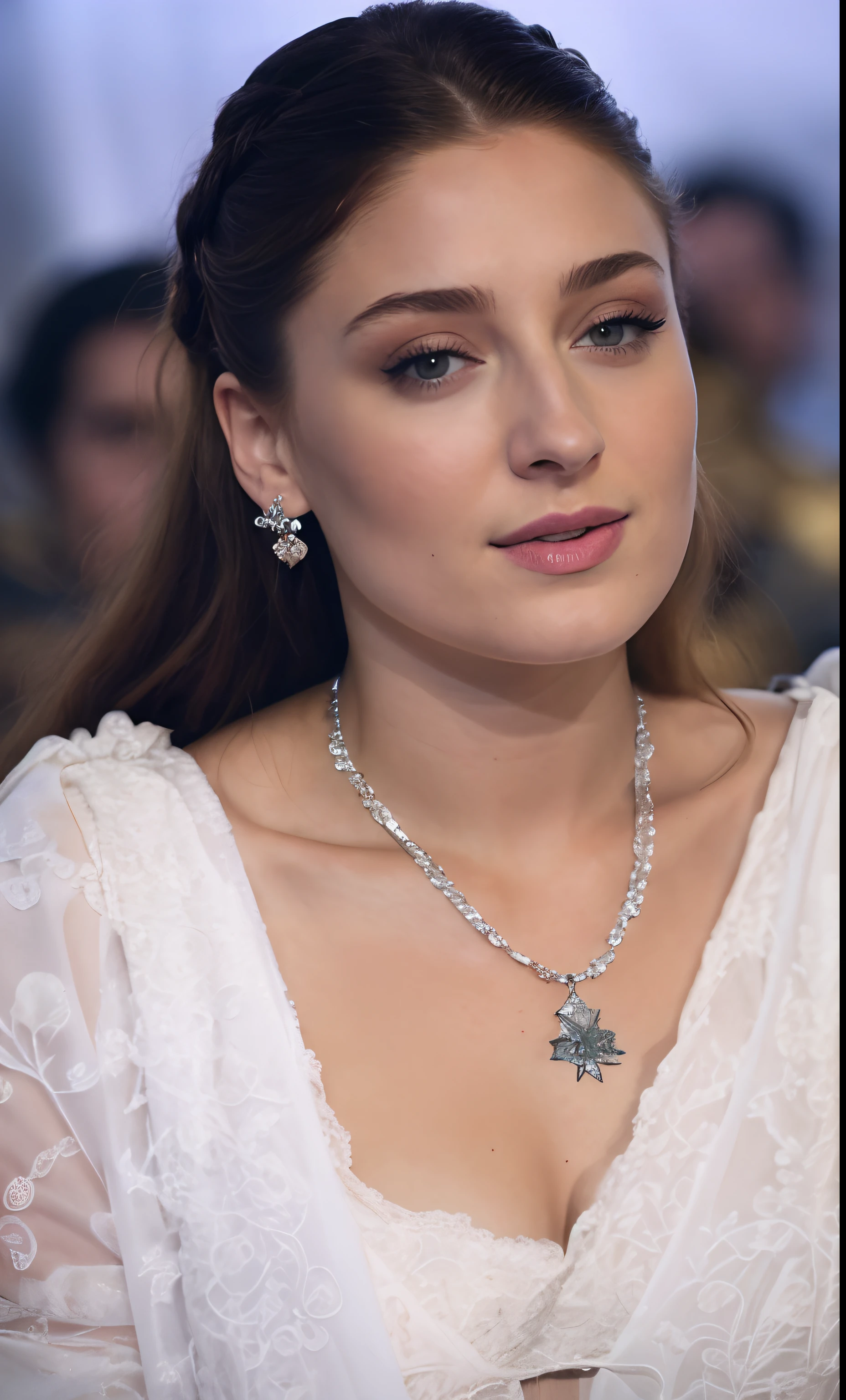 Extremely Nsfw, Foto RAW, Sansa Stark, Extremely gorgeous lady, Sansa Stark PLAYED BY Sophie Turner, Queen Sansa Stark, she is a mature woman now, milf, sexy mediaeval battle dress, gladiator woman, body, 45 years old Woman, body revealing costumes, perky breast, alluring figure, big natural breast, mediaeval costumes, mediaeval queen dress, erotic costumes, lusty physique, seductive figure can capture every people's attention, Game of thrones costumes, revealing captivating figure, Mediaeval costumes, revealing clothes, A tomboy, she would rather fence than dance, warrior queen , game of thrones screen caps, Game of Thrones Series, (pele altamente detalhada: 1.2), 8k UHD, DSLR, soft-lighting, alta qualidade, grain of film, Fujifilm XT3