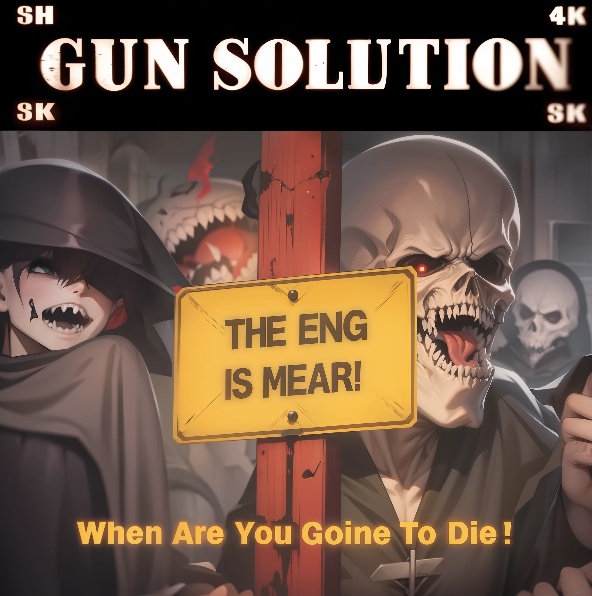 Sign to hell, grimreaper, horror, full hd