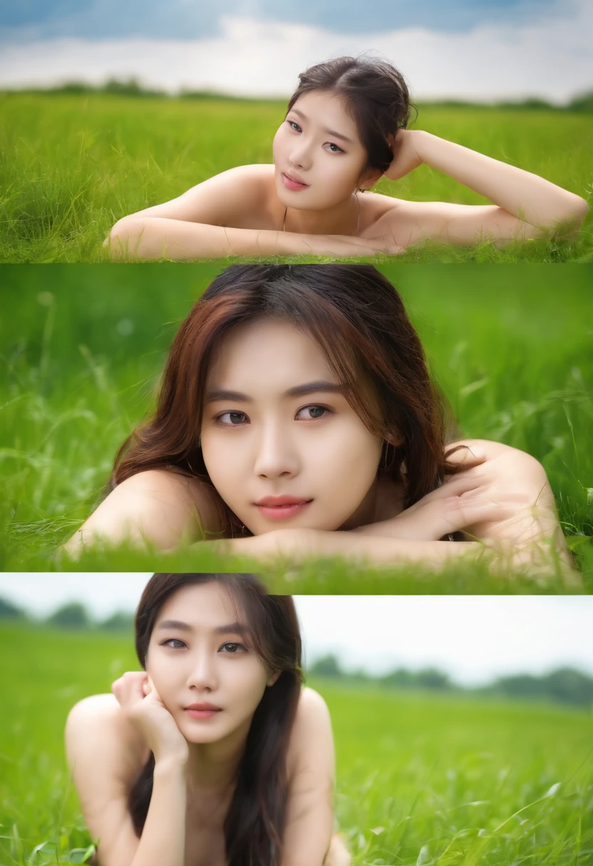 ager young ladies under twenty with small boobs laying at the grass with face and wet body with sperm full body laying at the grass Asian face top less Unclothes