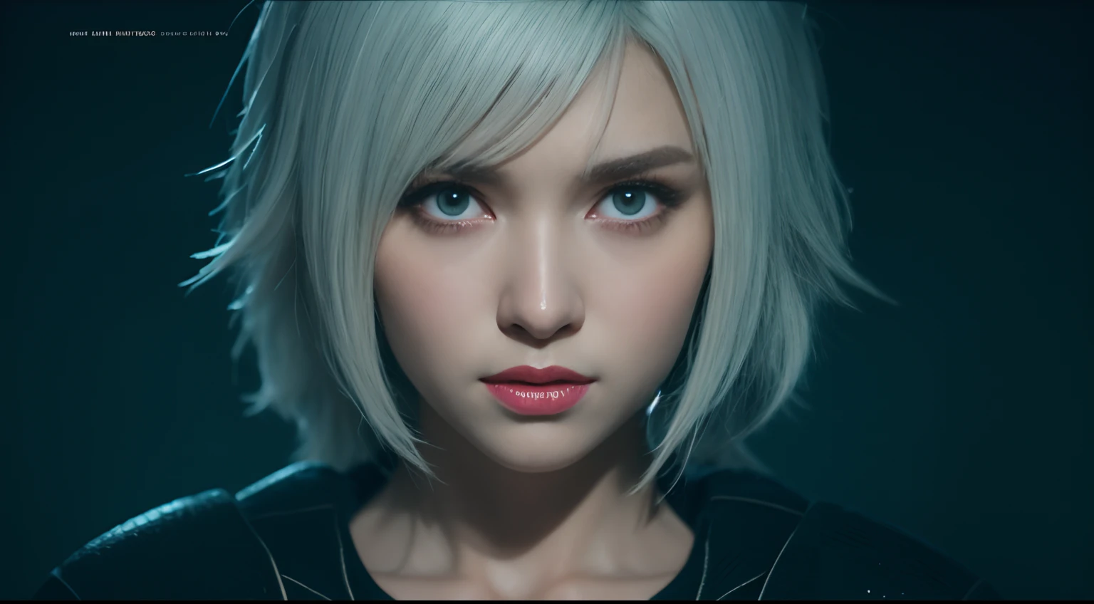 emphasis lines, bokeh, Eye-Level Shot,From the movie ,3D,solo, 1girl,battle garment,A young white haired girl from Germany,A beautiful cyberpunk female image,hdr(HighDynamicRange),Ray traching,NVIDIA RTX,Hyper-Resolution,Unreal 5,Subsurface scattering、PBR Texture、post-proces、Anisotropy Filtering、depth of fields、maximum definition and sharpness、Many-Layer Textures、Albedo e mapas Speculares、Surface coloring、Accurate simulation octane rendering of light-material interactions、Two-colored light、largeaperture、Low ISO、White balance、the rule of thirds、8K raw data、blackstockings,cinematic lighting, ray tracing, reflection light, UHD, best quality, high quality, award winning, high details, masterpiece, anatomically correct, textured skin,
