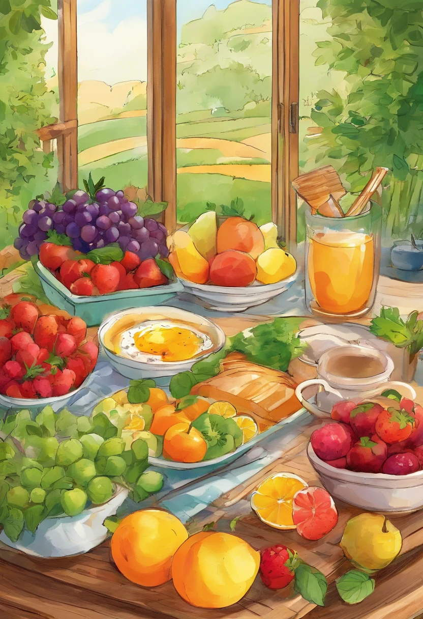 Low Calorie Breakfast Recipes Delicious and Nutritious, A collection of healthy and tasty breakfast recipes, A menu of calorie-conscious morning meals, Low-calorie breakfast options that are both delicious and nutritious, Nutrient-rich breakfast ideas for calorie-watchers
The kitchen, bathed in soft morning light, a cozy breakfast nook with a rustic wooden table, A serene countryside setting with rolling hills and blooming wildflowers, An inviting kitchen space adorned with fresh fruits and colorful dishes, A tranquil garden scene with birds chirping and a gentle breeze
A sense of warmth and comfort enveloping the scene, A feeling of anticipation and satisfaction as breakfast is prepared, A serene and peaceful atmosphere conducive to mindful eating, The mood of wholesome nourishment and well-being, A cheerful and upbeat ambiance promoting a healthy start to the day
Photography with a DSLR camera, using a wide aperture for a shallow depth of field, Painting with watercolors on textured paper, capturing the vibrant colors of fruits and vegetables, Digital illustration with a focus on intricate details and vibrant colors, Rendering with 3D modeling software, emphasizing realistic textures and lighting, Woodburn art on a rustic wooden canvas, showcasing the natural grain and patterns --ar 3:2 --v 4