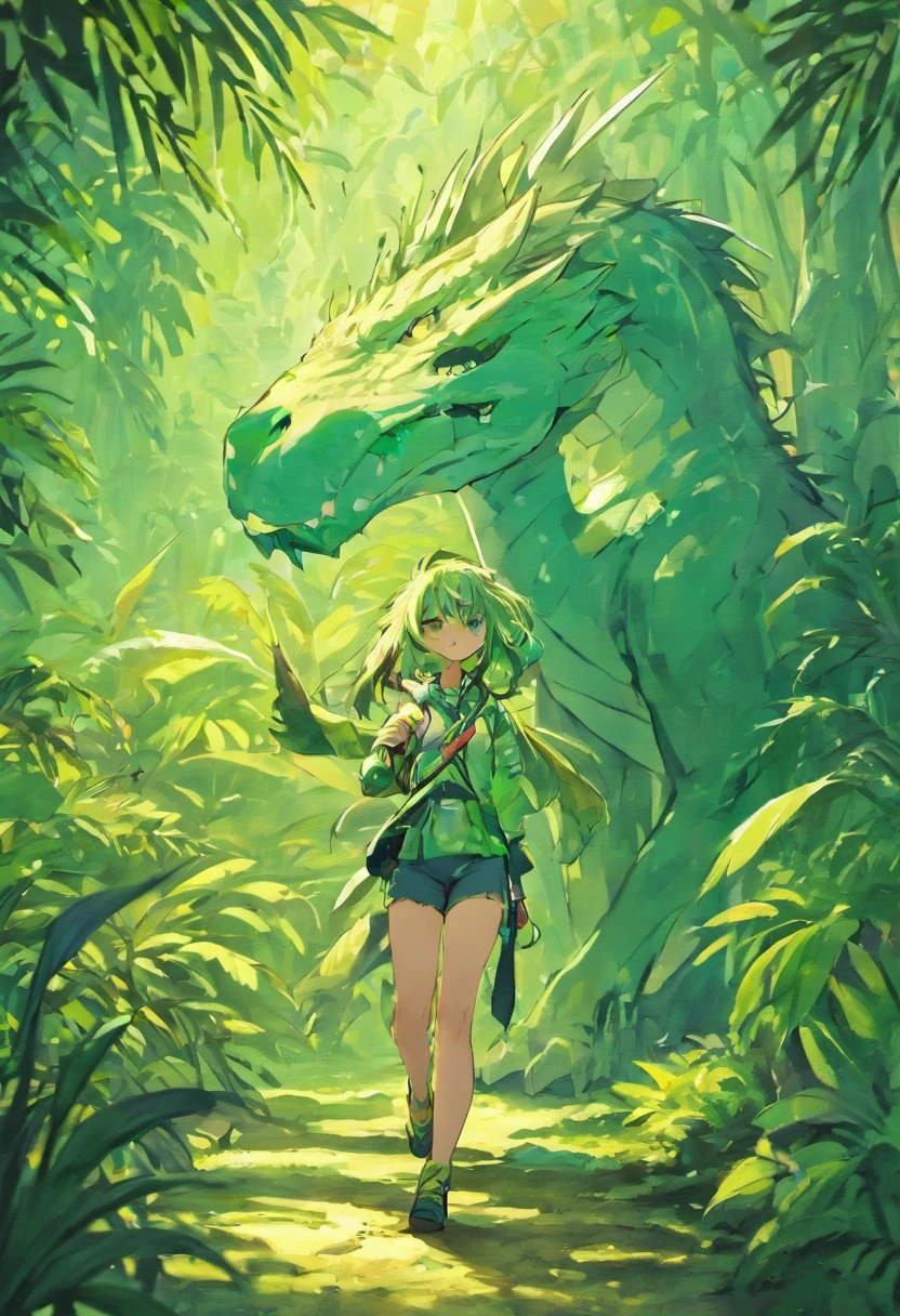 Coloring doodle for kids, tyrant rex in a jungle, Animated doodle style, heavy lines, Low detail, No shading: AR 9:11