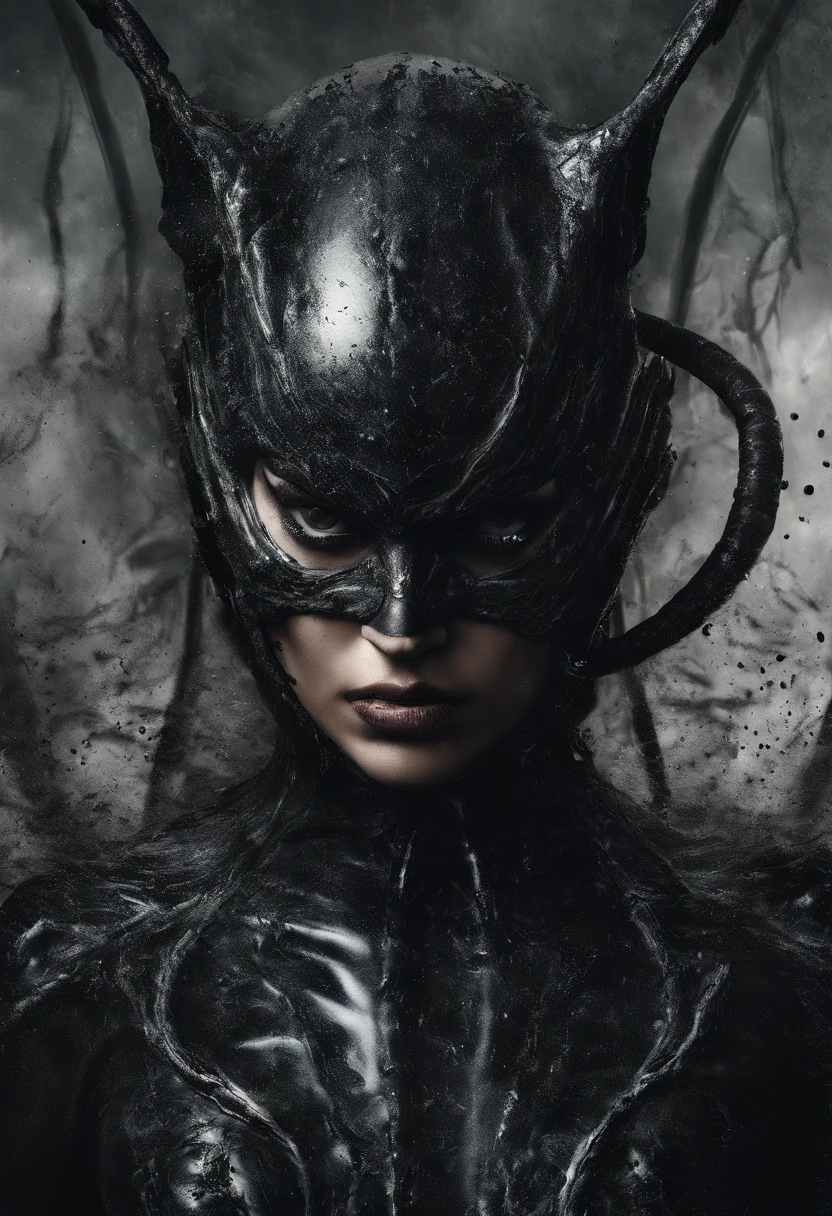 blood rein,Portrait Of A Biomechanical Catwoman Warrior,bullet dodger, Smooth, Explosion Of Liquid Splash,Sci-Fi, centralized portrait, Seb Mckinnon, H.R. Giger, Eldritch, Karol Bak, Mixed Media, Hyperrealism, Photorealism,[octane render]