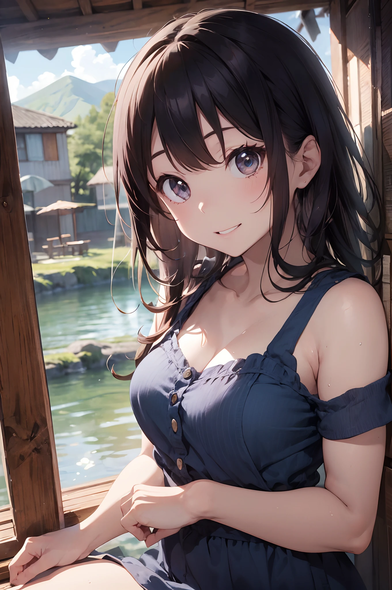 ((6ar olirl:1.5)), Girl in 1, boobs loli, Petite girl, Complete anatomy, Whole body, childdy, child, Supte, garl, Little girl, Bel Girl, beautiful shining body, Bangs,Brown hair,high eyes,(aquamarine eyess), drooping eyes, Petite,tall eyes, beautiful girl with fine details, beautiful and delicate eyes, Detailed face, Beautiful eyes, beautiful shining body, a smile, Happiness, 

Whole body angle, alps, Shepherd's daughter, Mountain Girl, plein air, alpine meadow,

Natural light,((Realism: 1.2)), dynamic far view shot,Cinematic lighting, Perfect composition, by sumic.busty petite, superdetailed, Official art, Maste Piece, (Best Quality:1.3), glint, the Extremely Detailed CG Unity 8K Wallpapers, Detailed background, Maste Piece, Best Quality, (Maste Piece), (Best Quality:1.4), (ultra-high-resolution:1.2), (hiper realistic:1.4), (Photorealistic:1.2), Best Quality, High quality, Hi-Def, Detail enhancement,