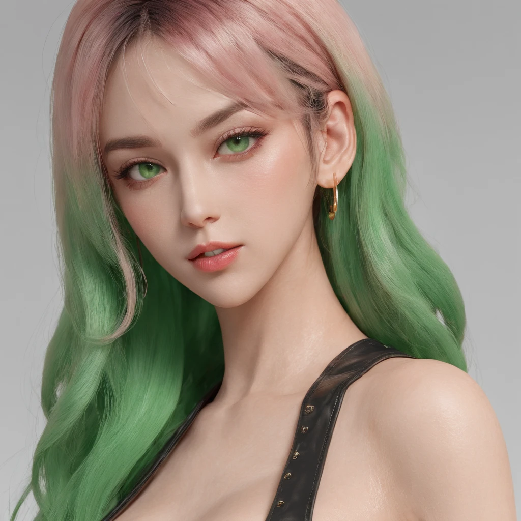 (twenty year old woman:1.3), solo, cute bimbo woman standing in a mall, black latex leggings, pink hoodie, baseball cap backwards, long green hair, thick lips, gold jewellery, gold loop earrings, pokies, r/eyes, detailed eyes, ((green eyes)), 100-60-120, Breast Cup-E, cleavage, ((masterpiece)), (high quality), (best quality), (detailed), hd, perfect lighting, detailed face, detailed body, masterpiece, super detailed, best quality, 8K, Textured skin, ultra realistic, Oktan-Rendering, UHD, Unreal-Enigine 5, IG-Modell, extremely detailed.