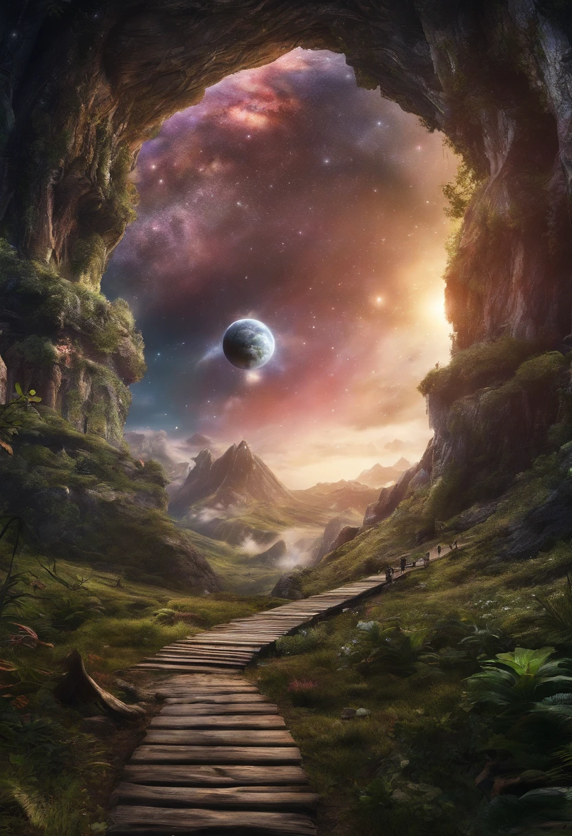 portal into a new world, galaxy, spacey, best landscape jangle