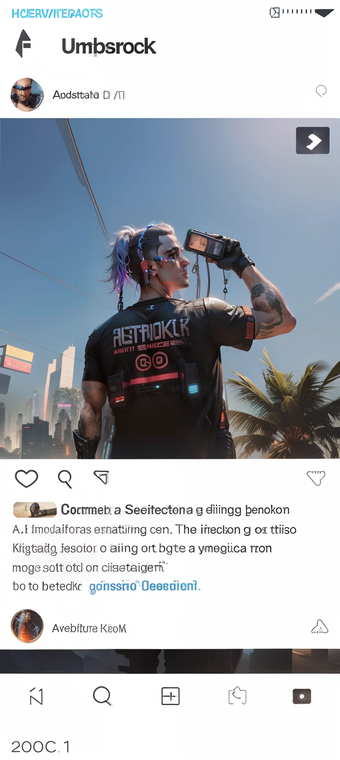 Cyberpunk, homem