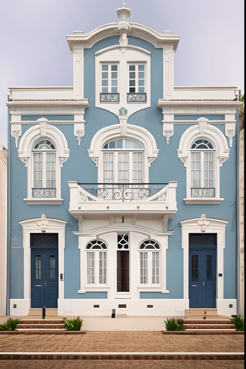 casa velha, Estilo colonial, Portuguese style, Arte Digital, realista, ..3d