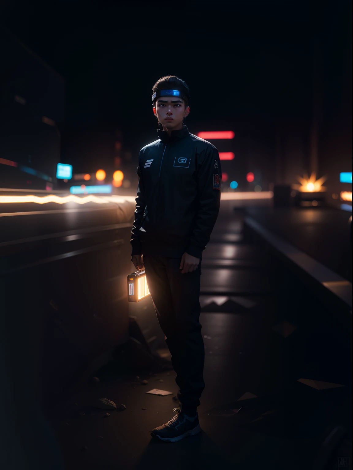 Cyber bunk . Real face 8 k ,realistic