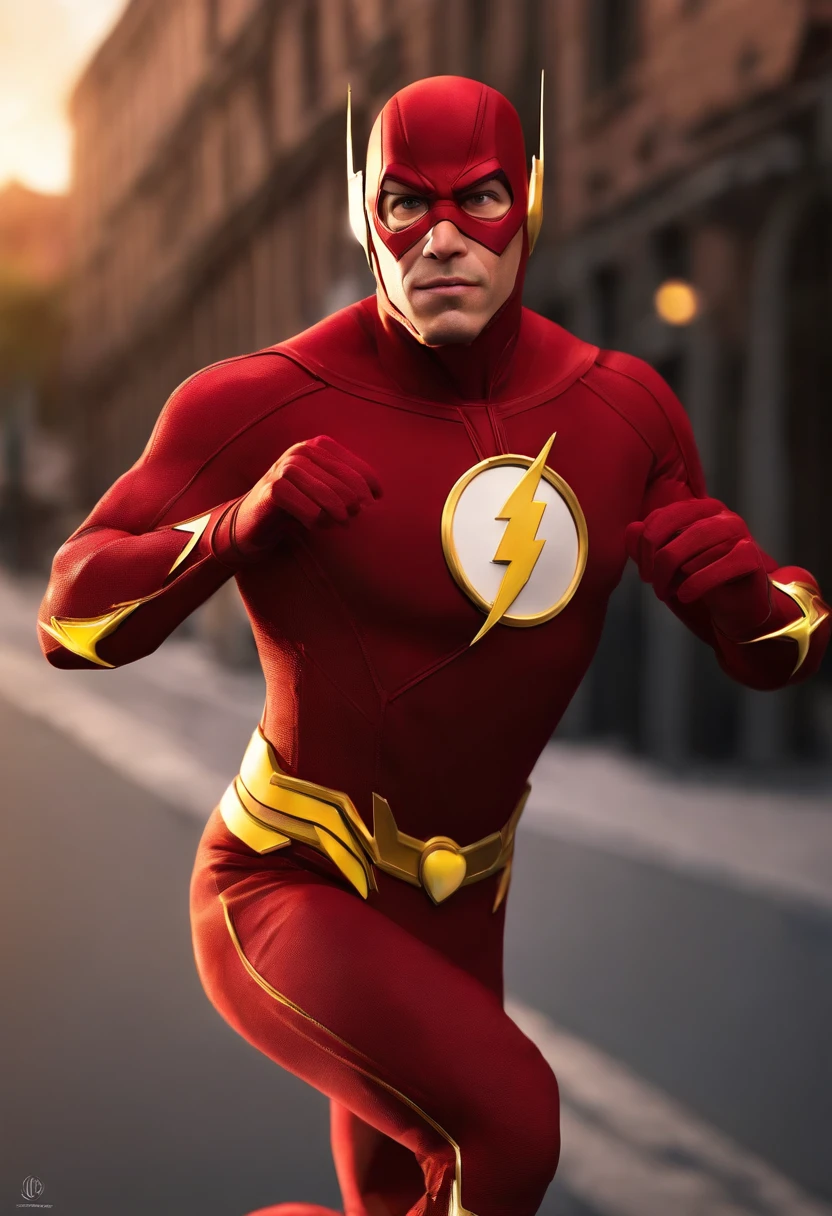 description: Make a Guy Features: Ele tem 30anos , GRAVATA,PALITO Scenario: Tipo de desenho Disney Compartilhar: He's dressed as the flash. qualidade: Pixar, ..3d, Disney Criando Personagem Disney, Pixar