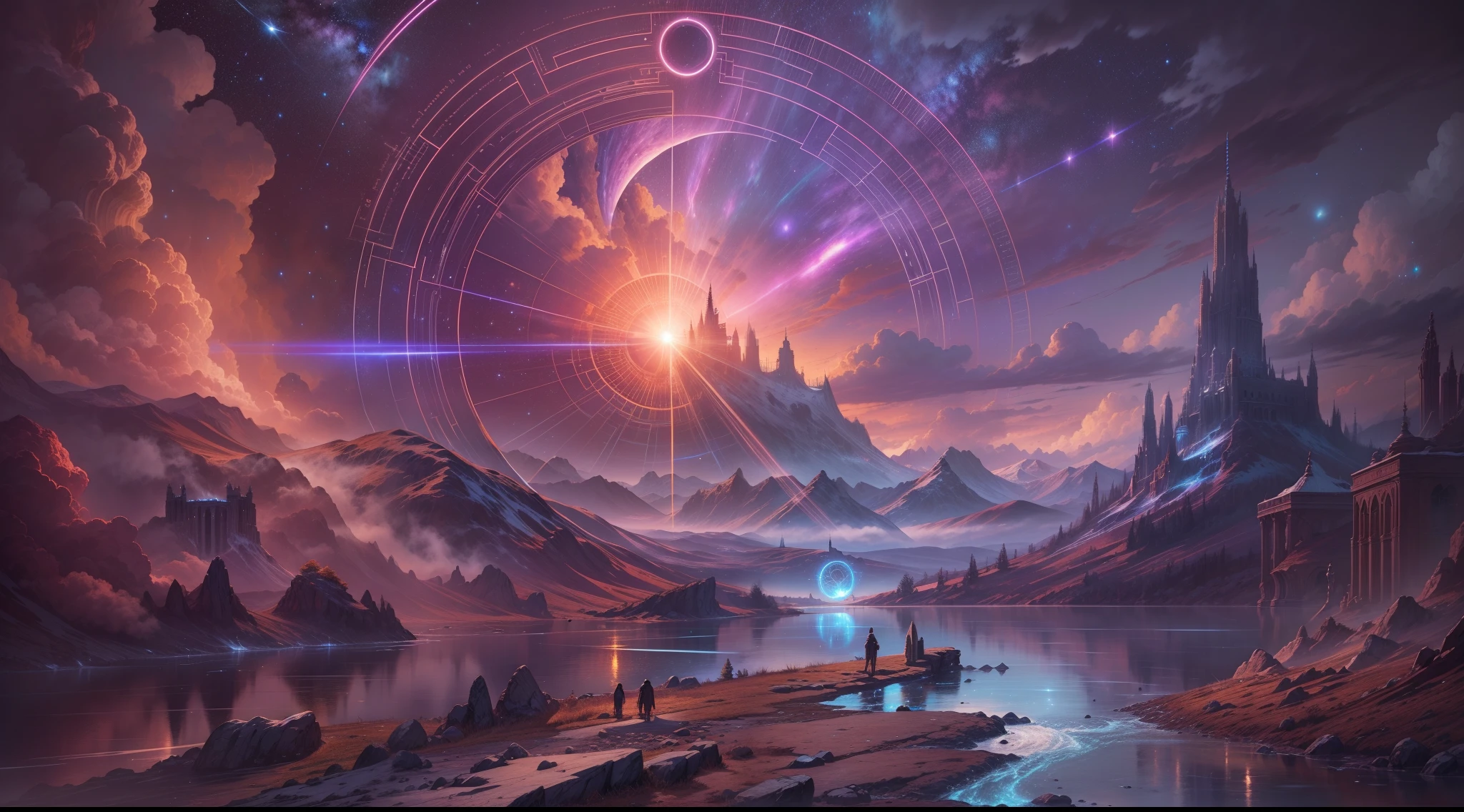 As he traveled back in his past, someone meets him in a Chronos Portal from northern into southern country, river, galaxy, prodigal son, unknown path