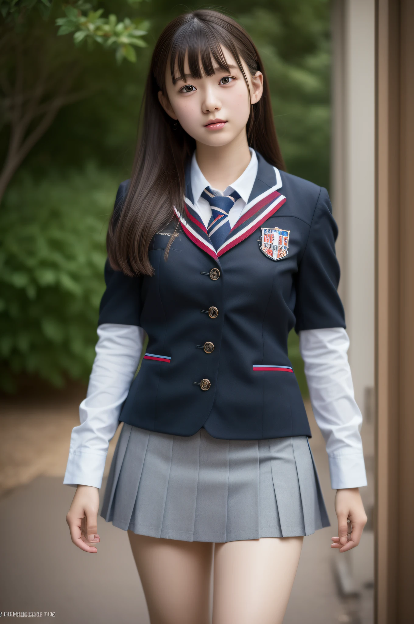ulzzang-6500-v1.1, (raw photo:1.2), (photorealistic:1.4), beautiful detailed girl, very detailed eyes and face, beautiful detailed eyes, ridiculous, incredibly ridiculous, huge file size, super detailed, high resolution, very detailed, best quality, masterpiece, kemomimi, ((Japanese girls' high school uniform)), illustration, very detailed, CG, unified, 8k wallpaper, amazing, Fine details, masterpiece, best quality, very detailed CG uniform 8k wallpaper, light on face, cinematic lighting, 1girl, , ((no panties)), ((dynamic pose))), (camel toe), (half), (pantyhose), (knee-bending leg sitting))