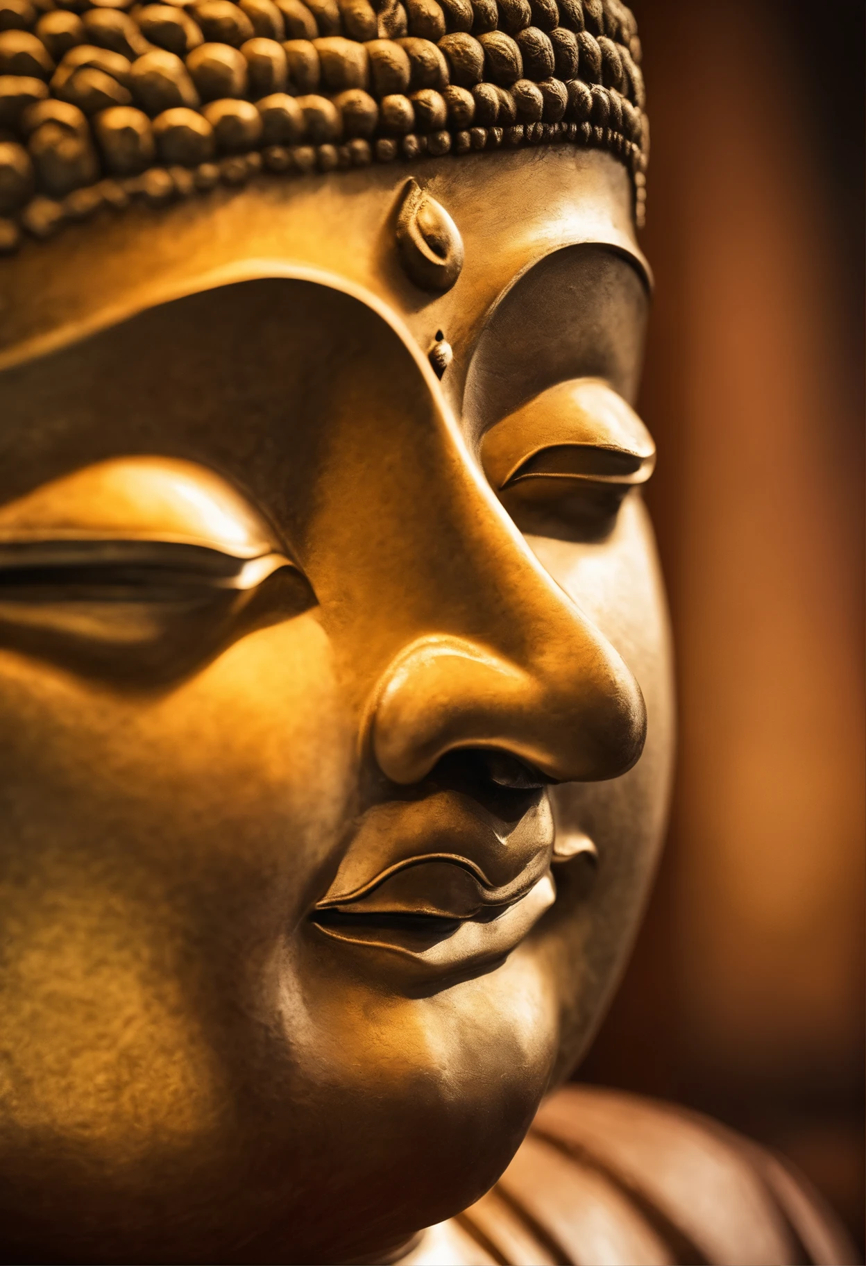 (Pho)Buddha's face,Head of Buddha,Zen Buddhism,Heaven and Earth Buddha,surrealism, high detailing, hyperphotorealism, stereograms, Cinematic lighting, God Light, hyper HD, masutepiece, Best Quality, hight resolution,